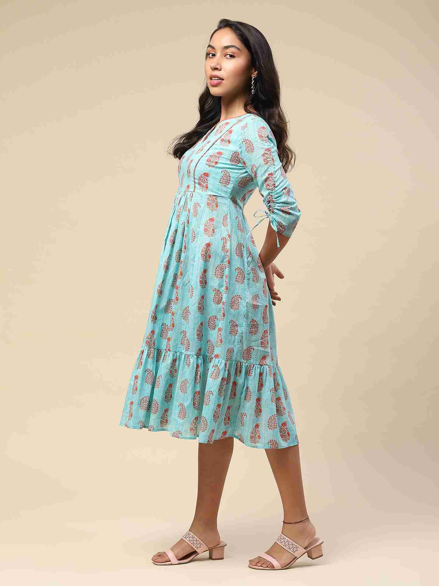 Turq Dhuni Long Dress