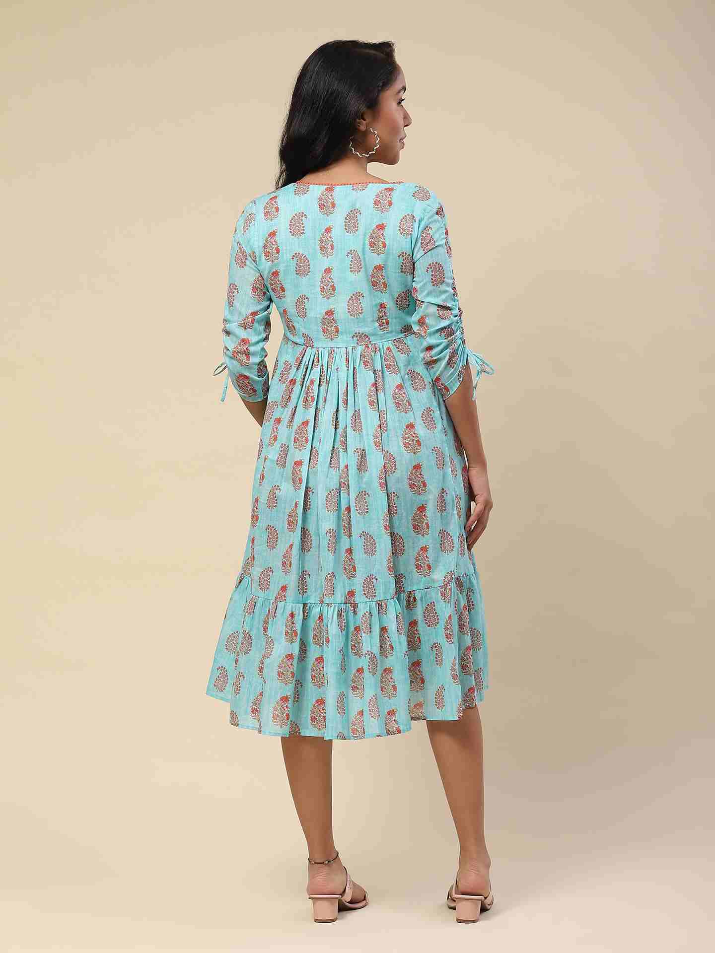 Turq Dhuni Long Dress