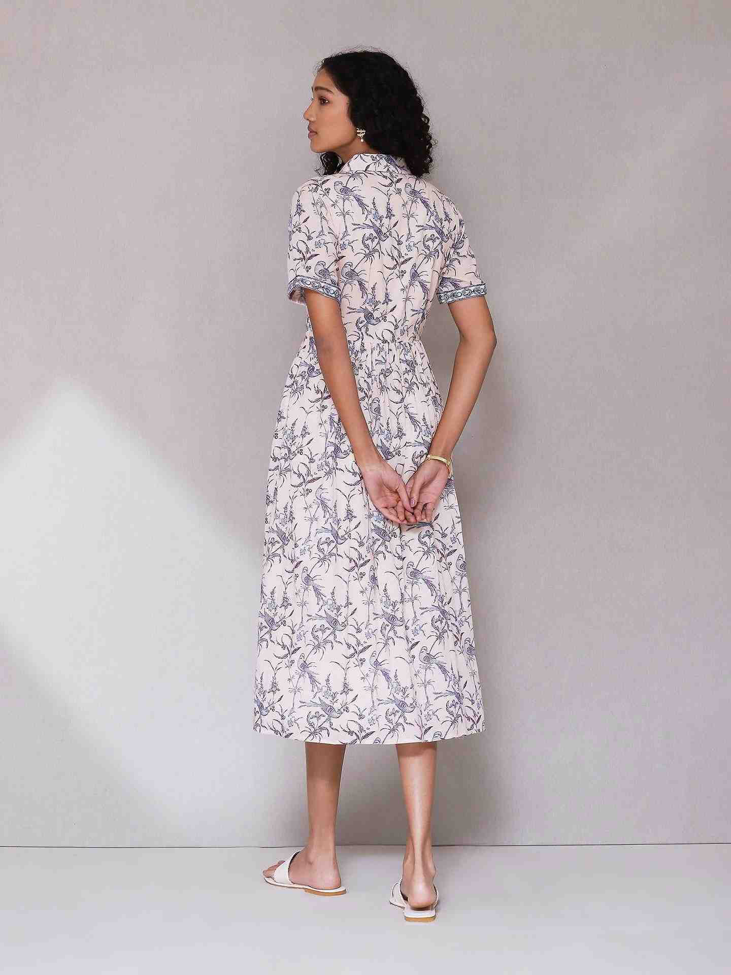 Ecru Deetya Long Dress