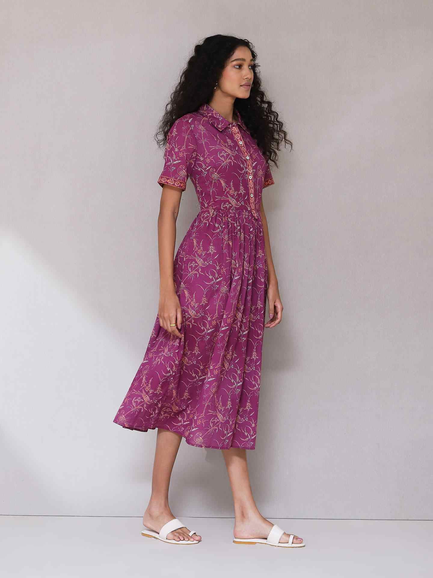 Purple Deetya Long Dress