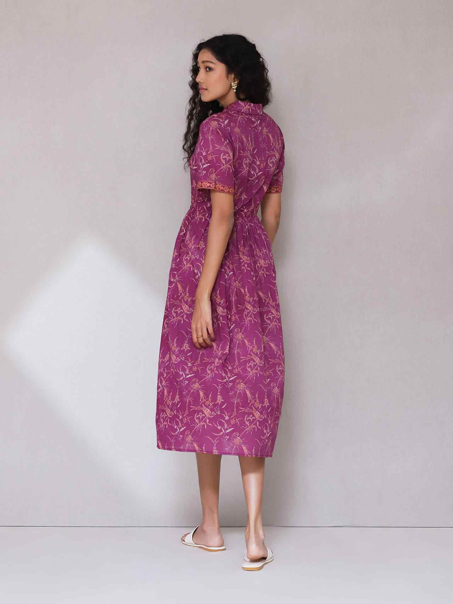 Purple Deetya Long Dress