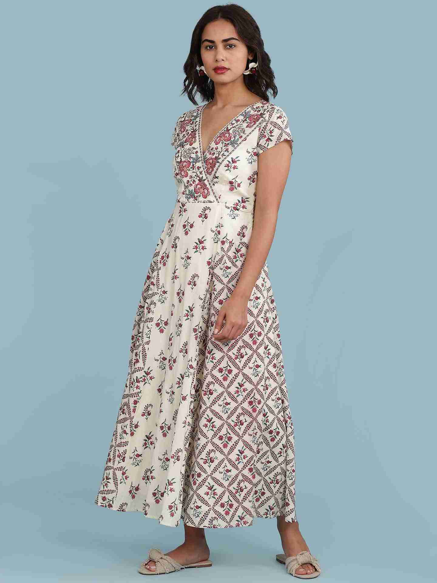 Ecru Amoli Long Dress