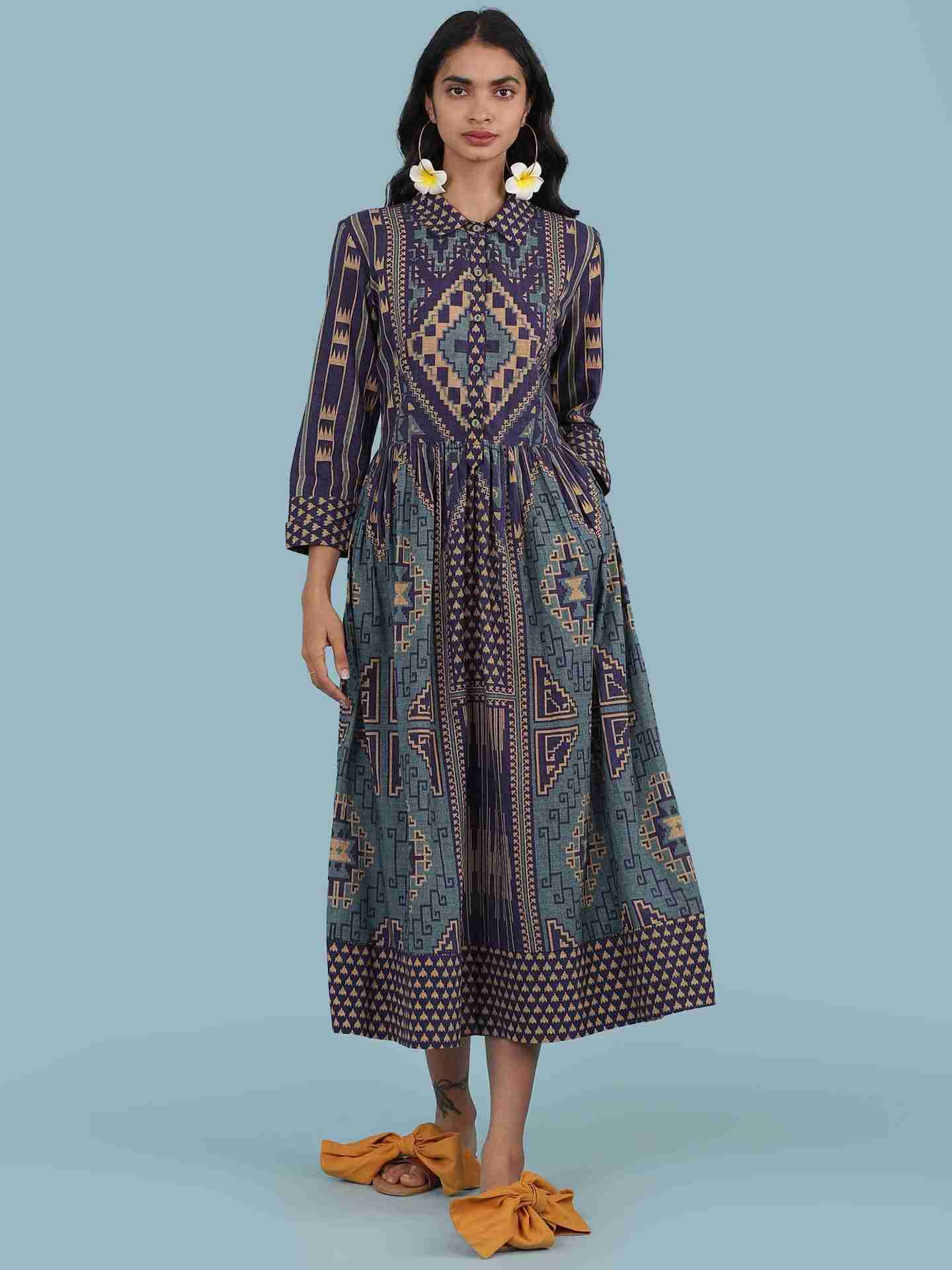 Blue Mula Long Dress