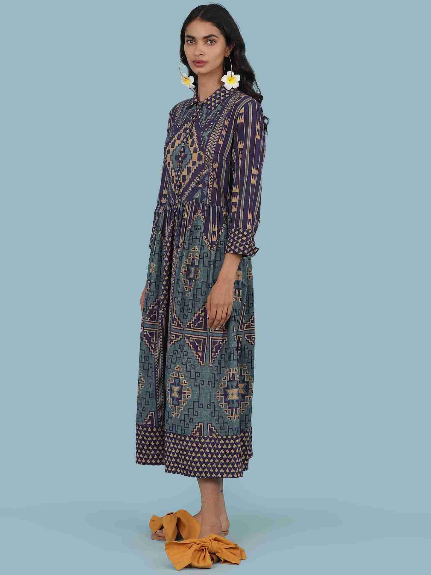 Blue Mula Long Dress