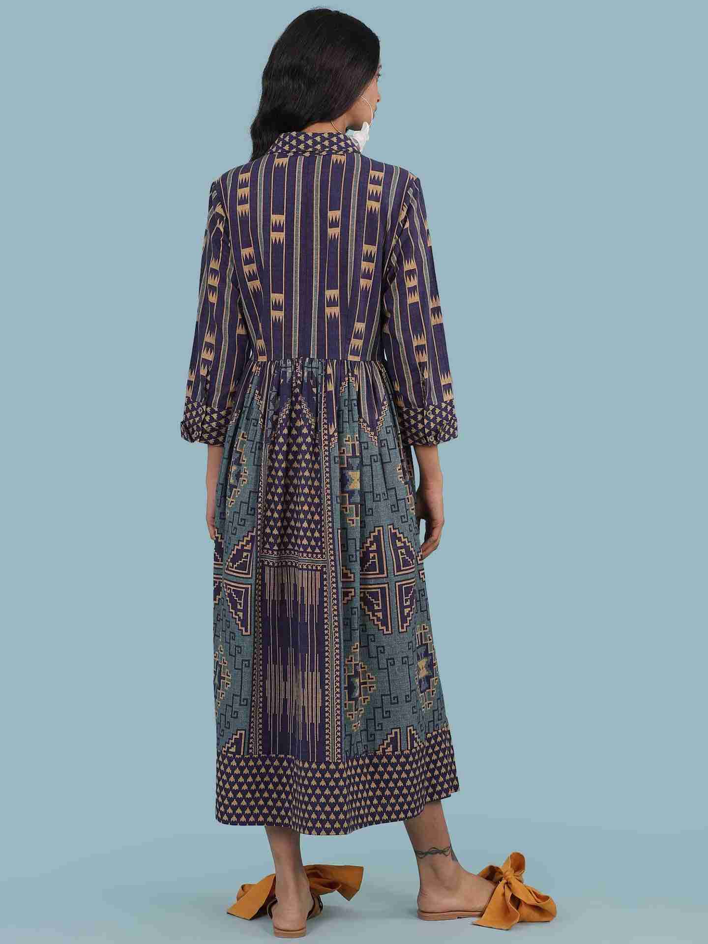 Blue Mula Long Dress