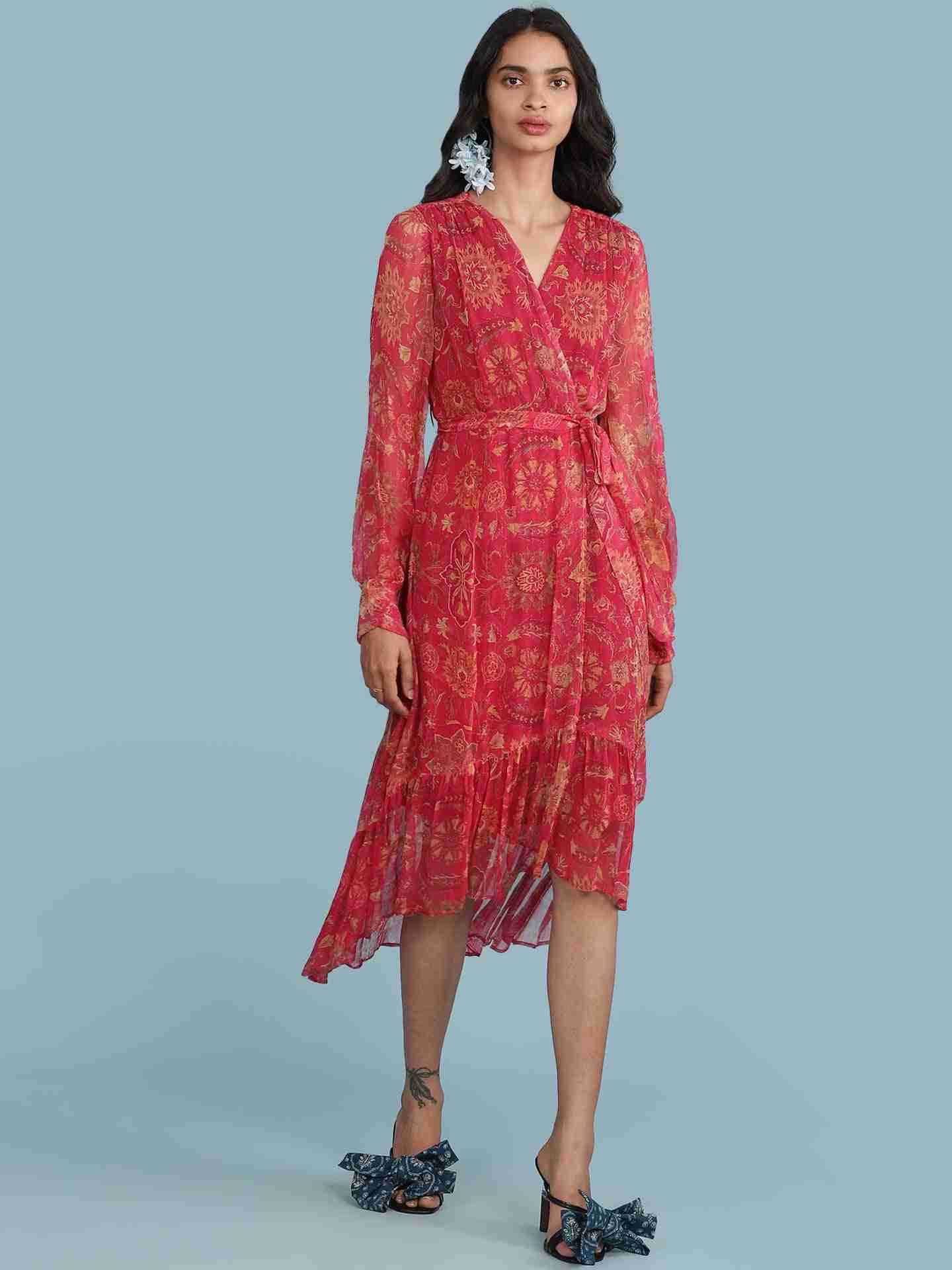 Pink Akbar Long Dress
