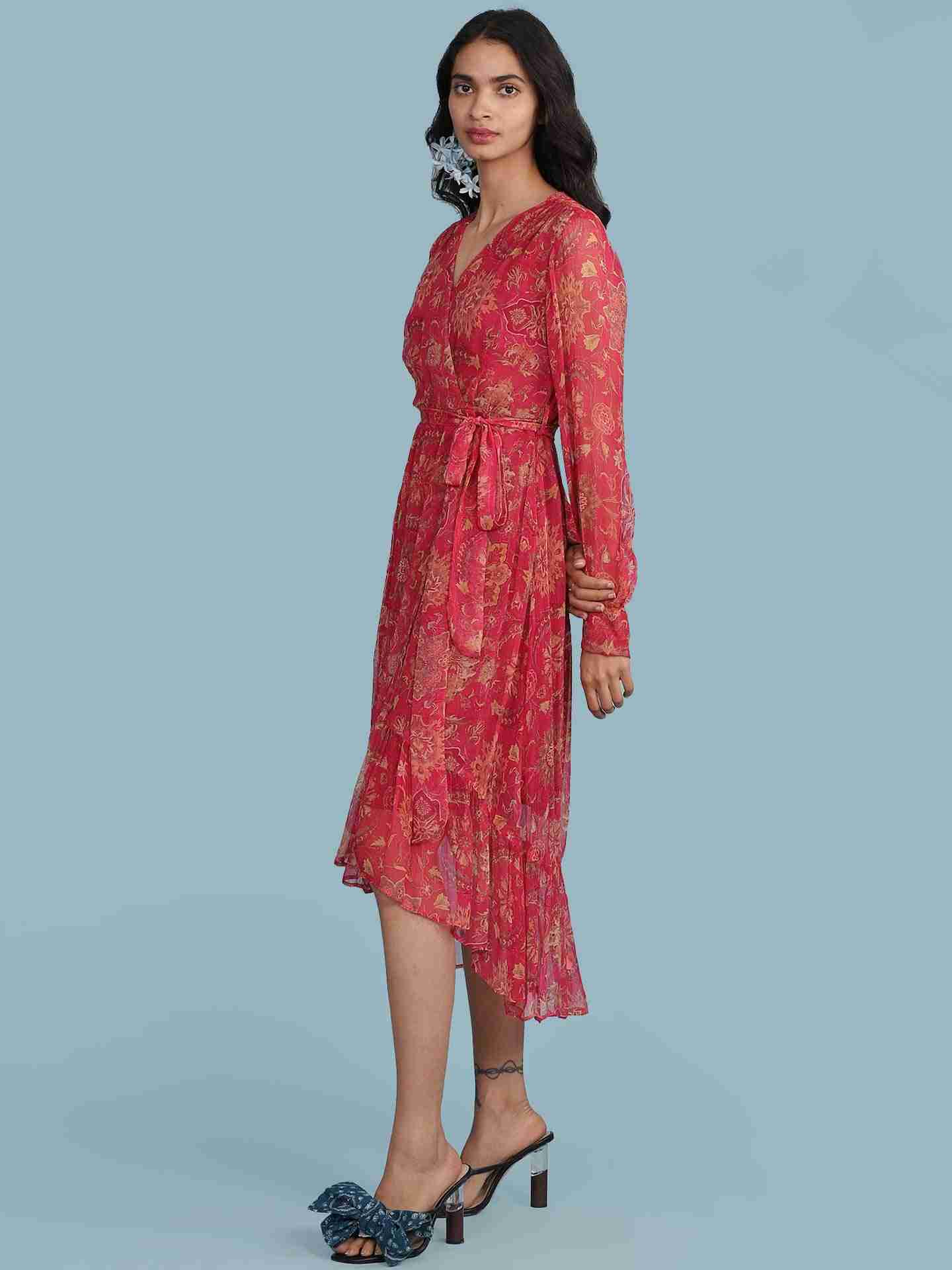 Pink Akbar Long Dress
