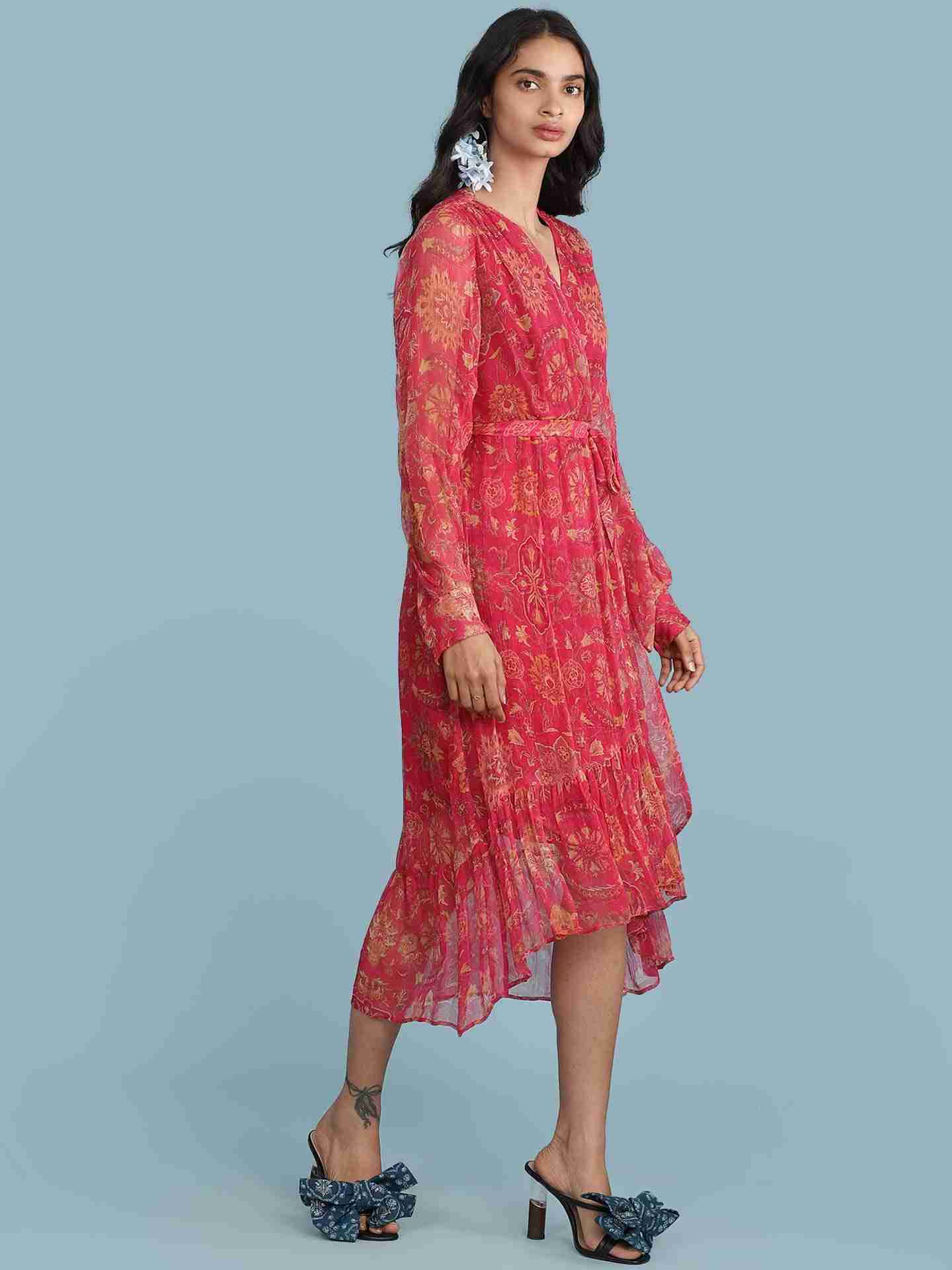 Pink Akbar Long Dress