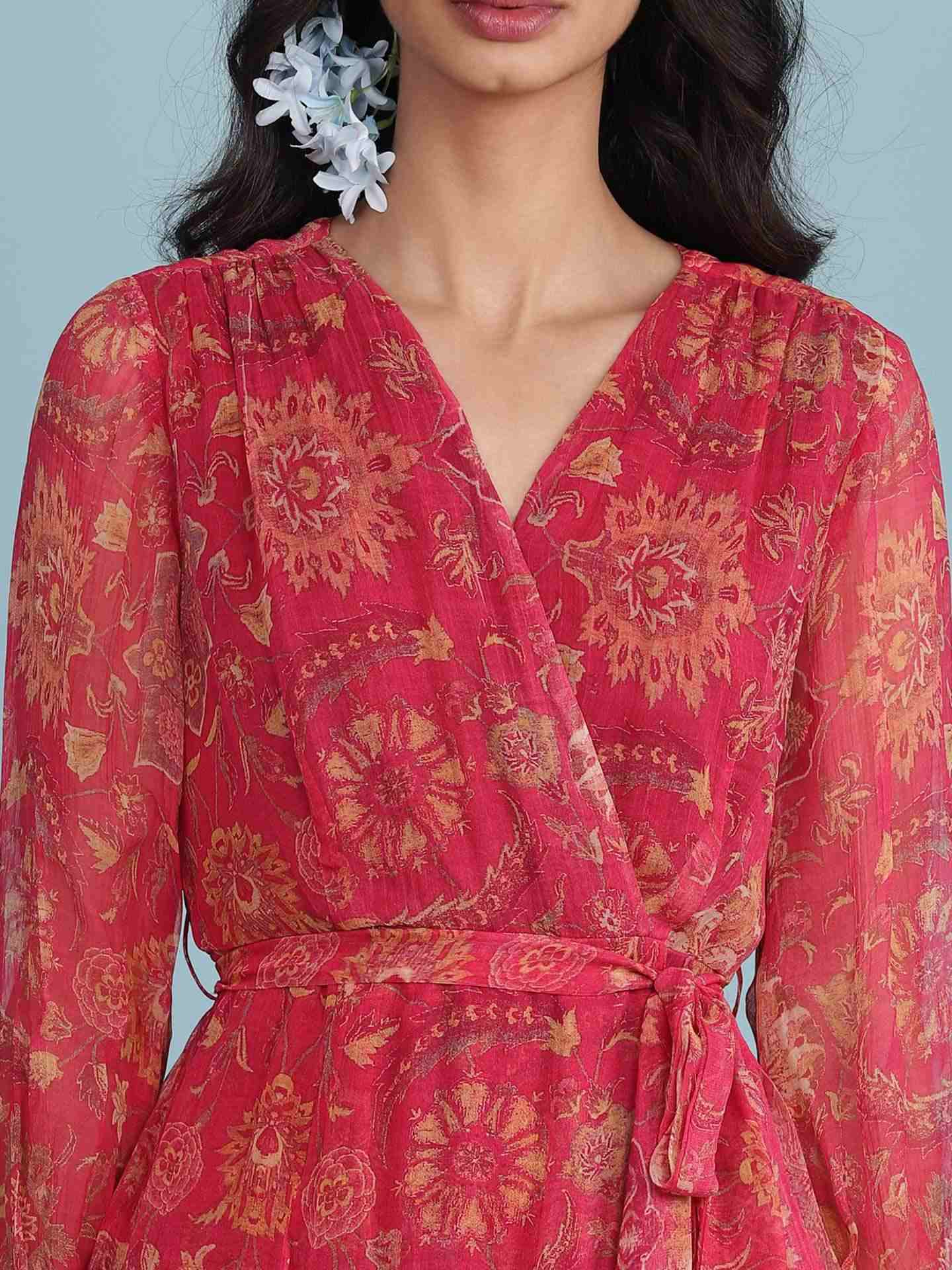 Pink Akbar Long Dress