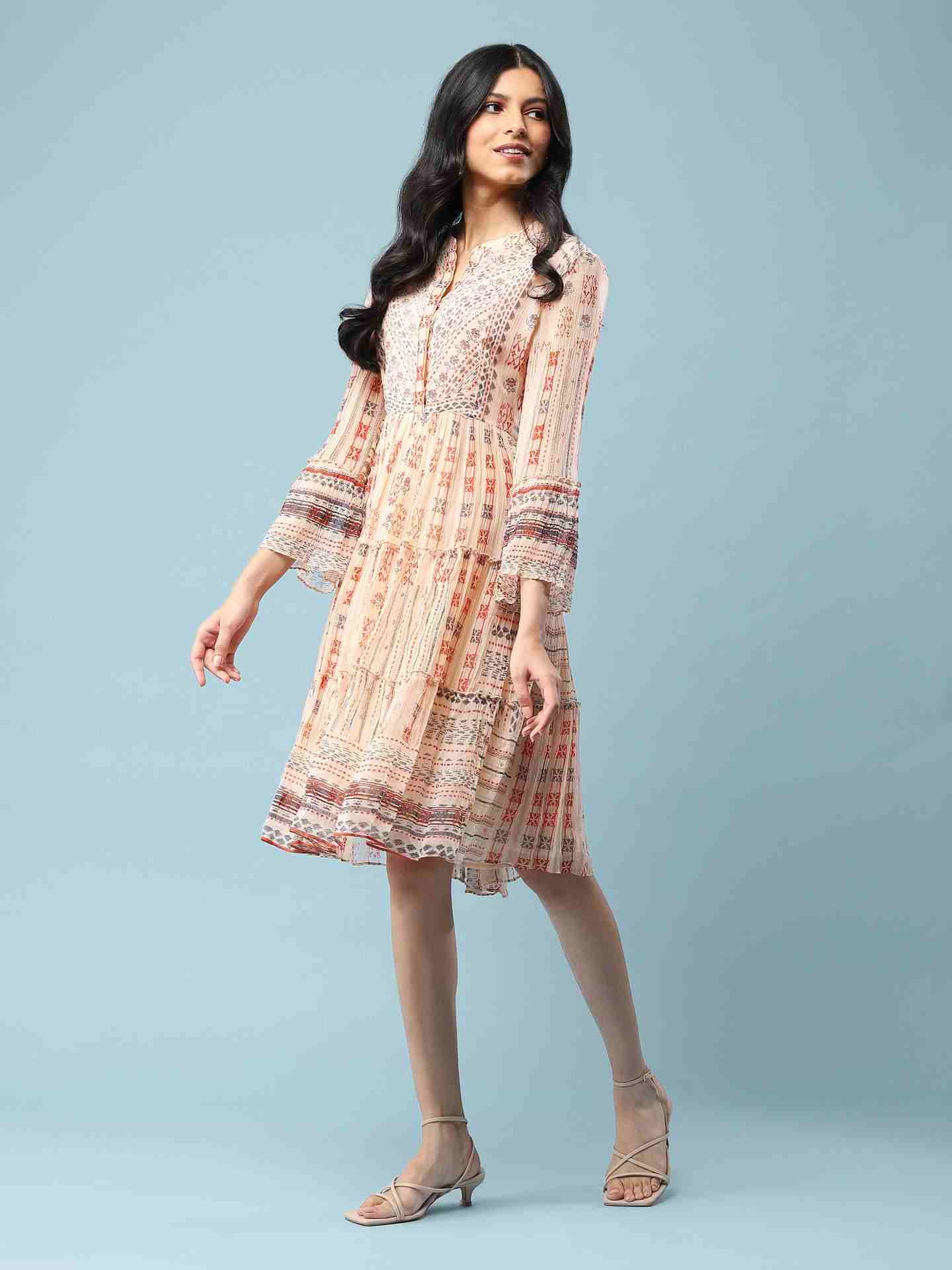 Ivory Darshana Long Dress