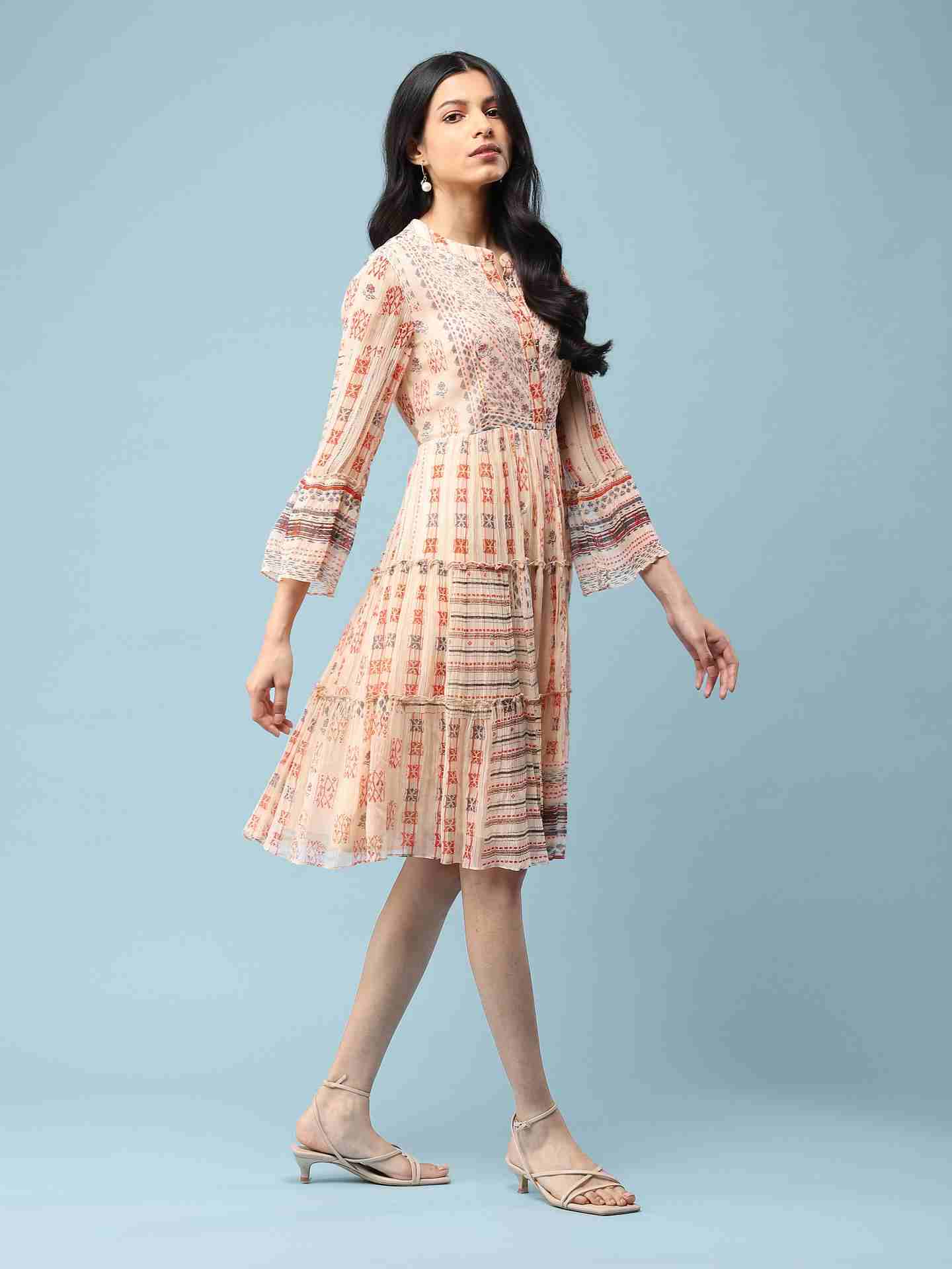 Ivory Darshana Long Dress