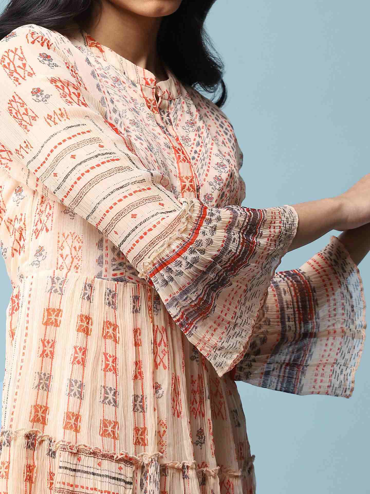 Ivory Darshana Long Dress