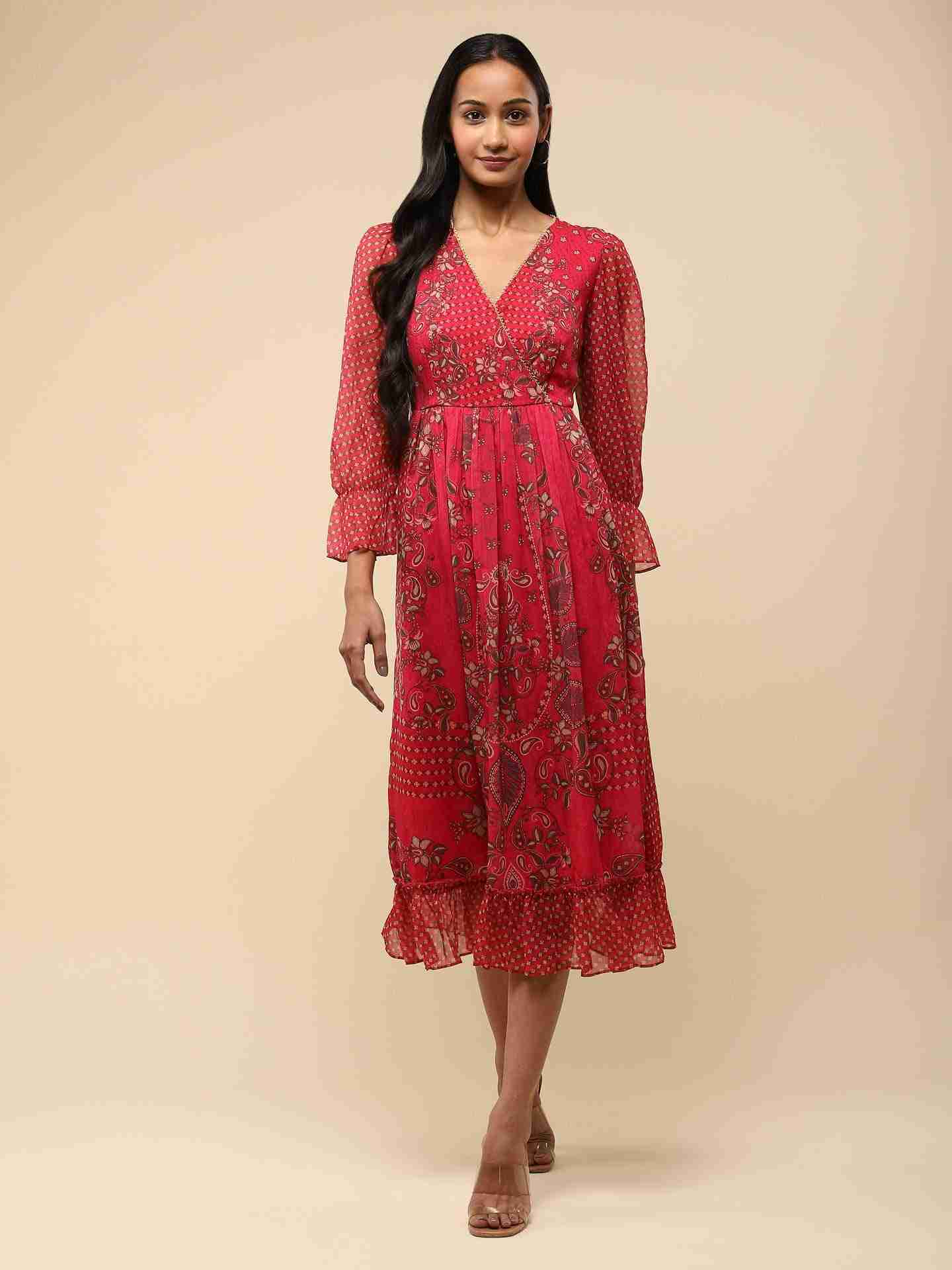 Pink Adya Long Dress