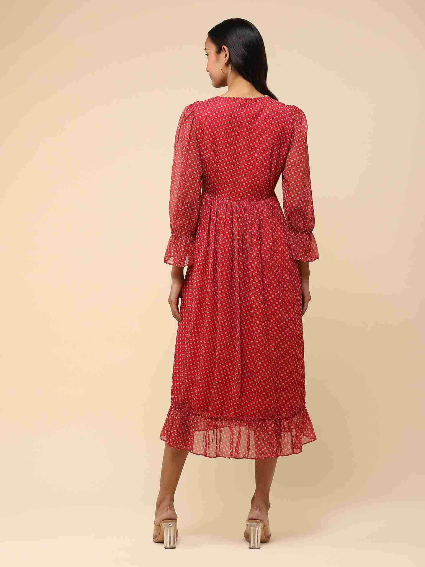 Pink Adya Long Dress