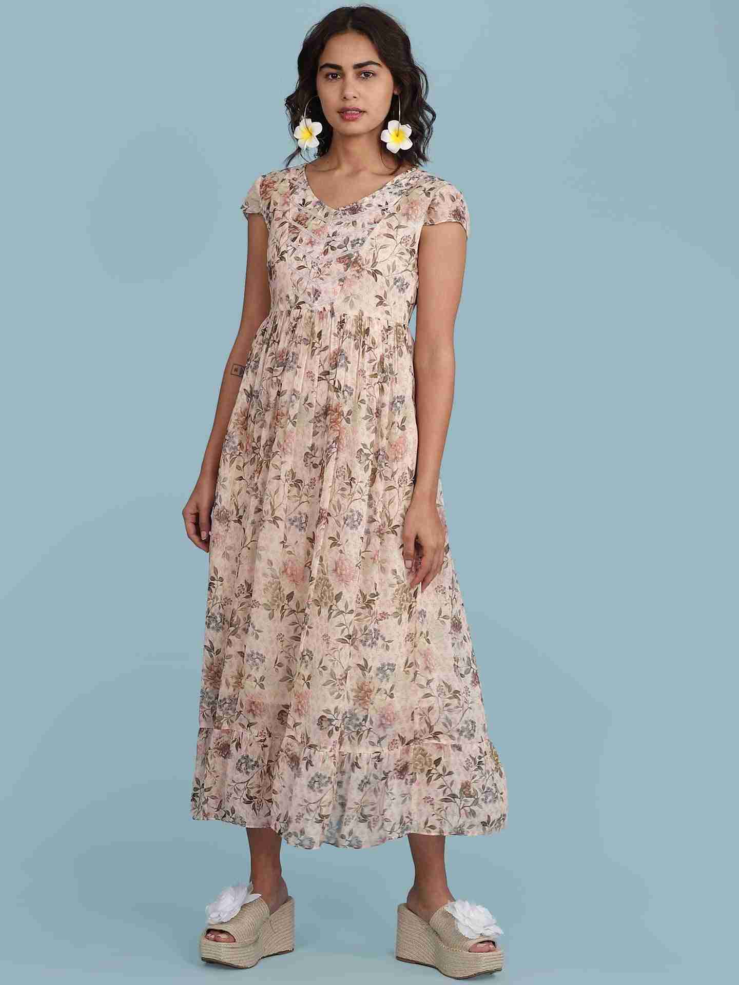 Pink Kasa Long Dress