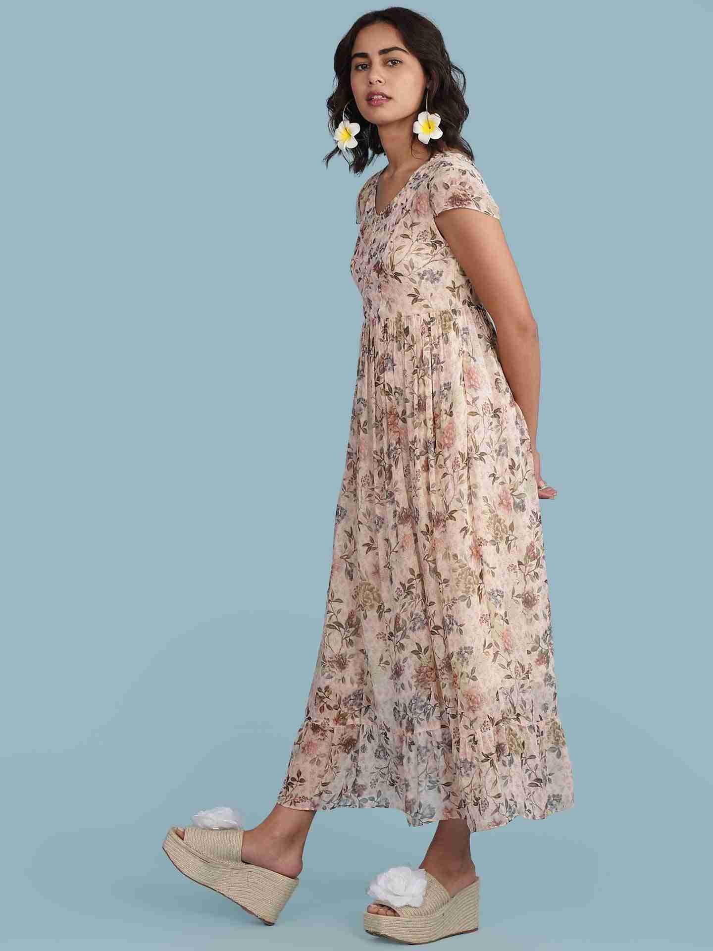 Pink Kasa Long Dress