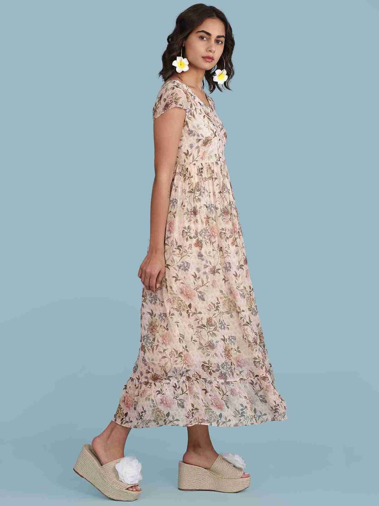 Pink Kasa Long Dress