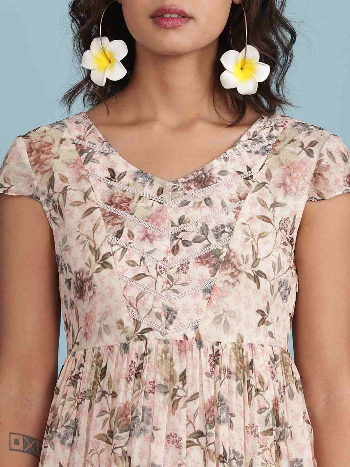 Pink Kasa Long Dress