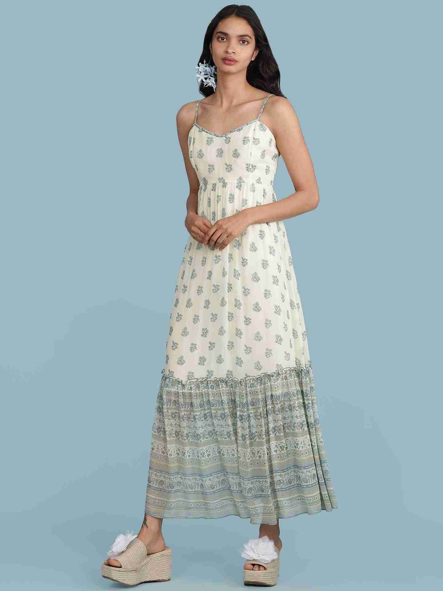 Ecru Tanya Long Dress