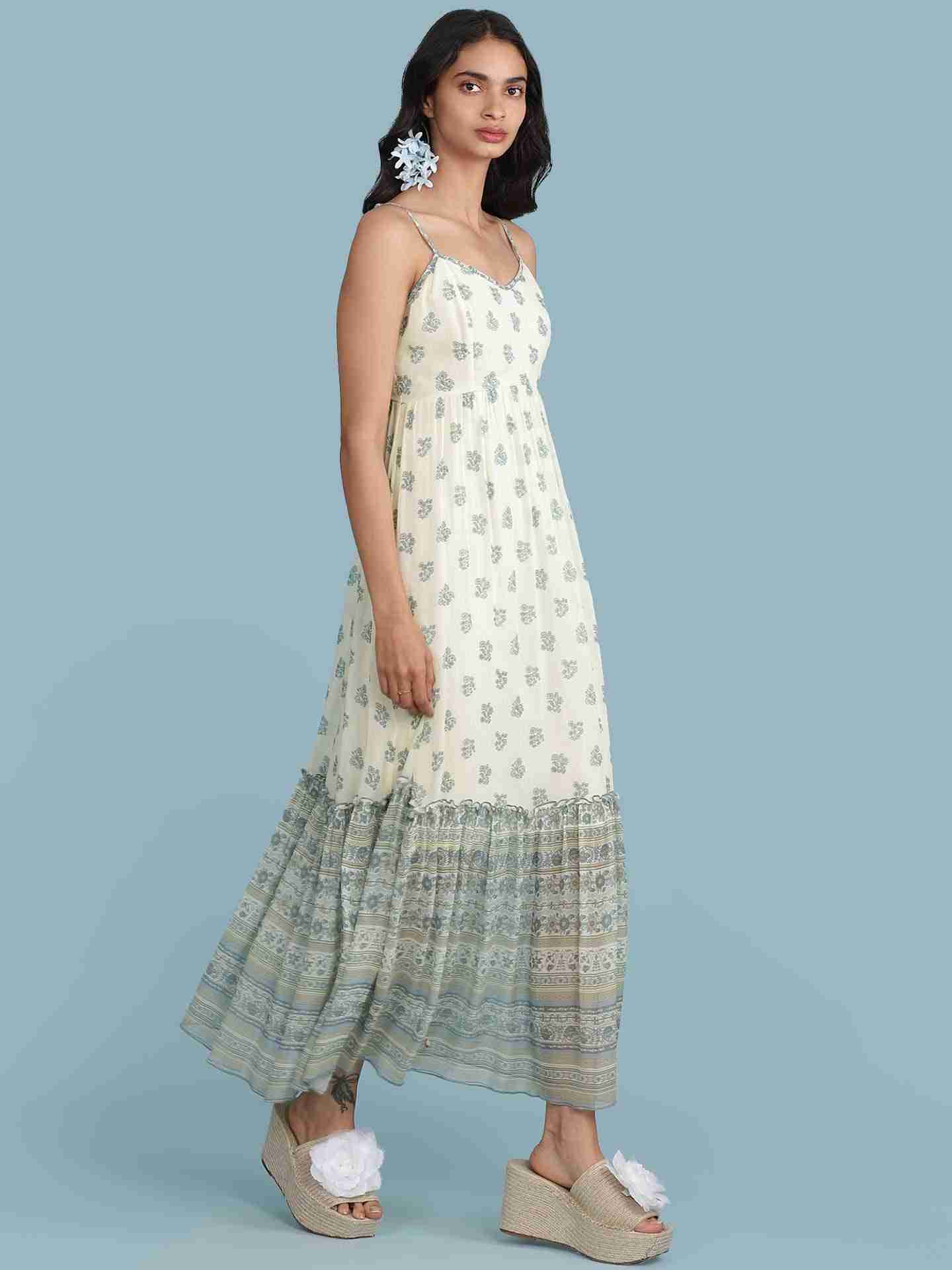 Ecru Tanya Long Dress