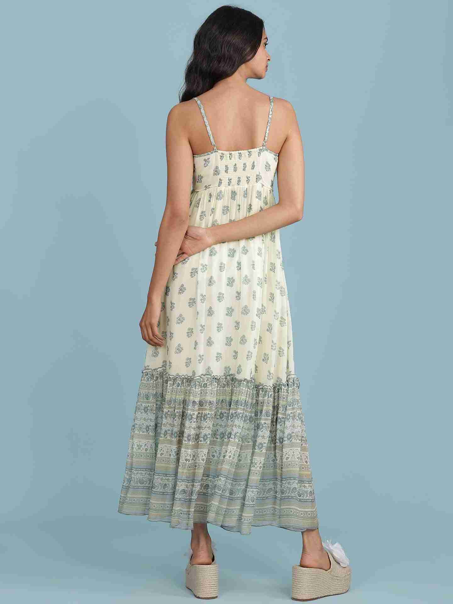 Ecru Tanya Long Dress