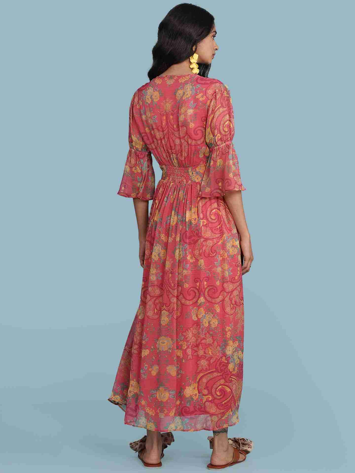 Pink Pallavi Long Dress