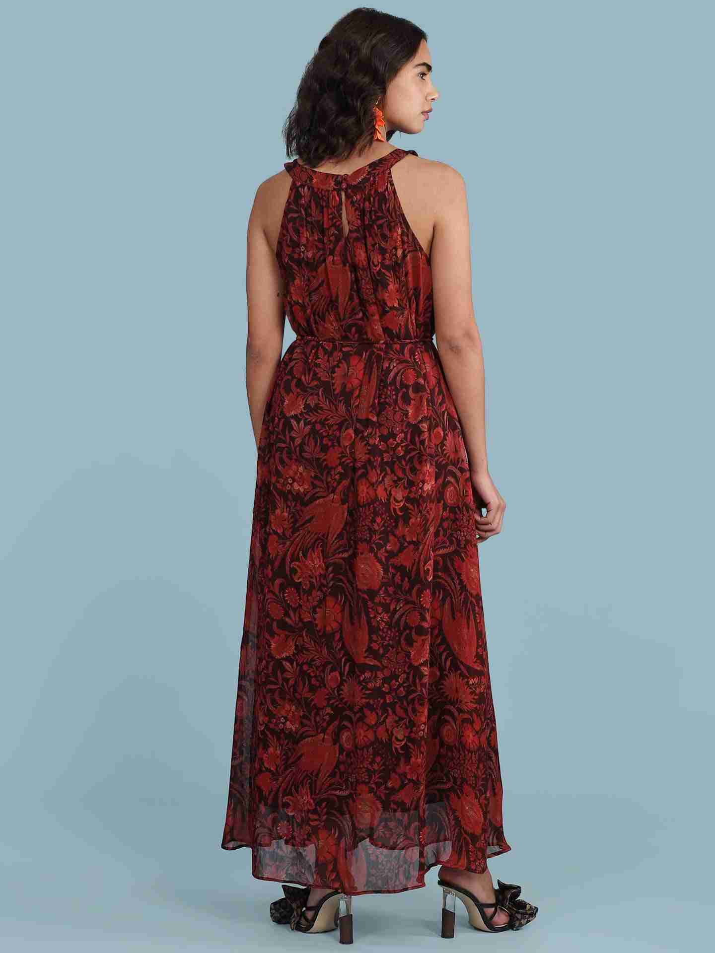Red Firebird Long Dress