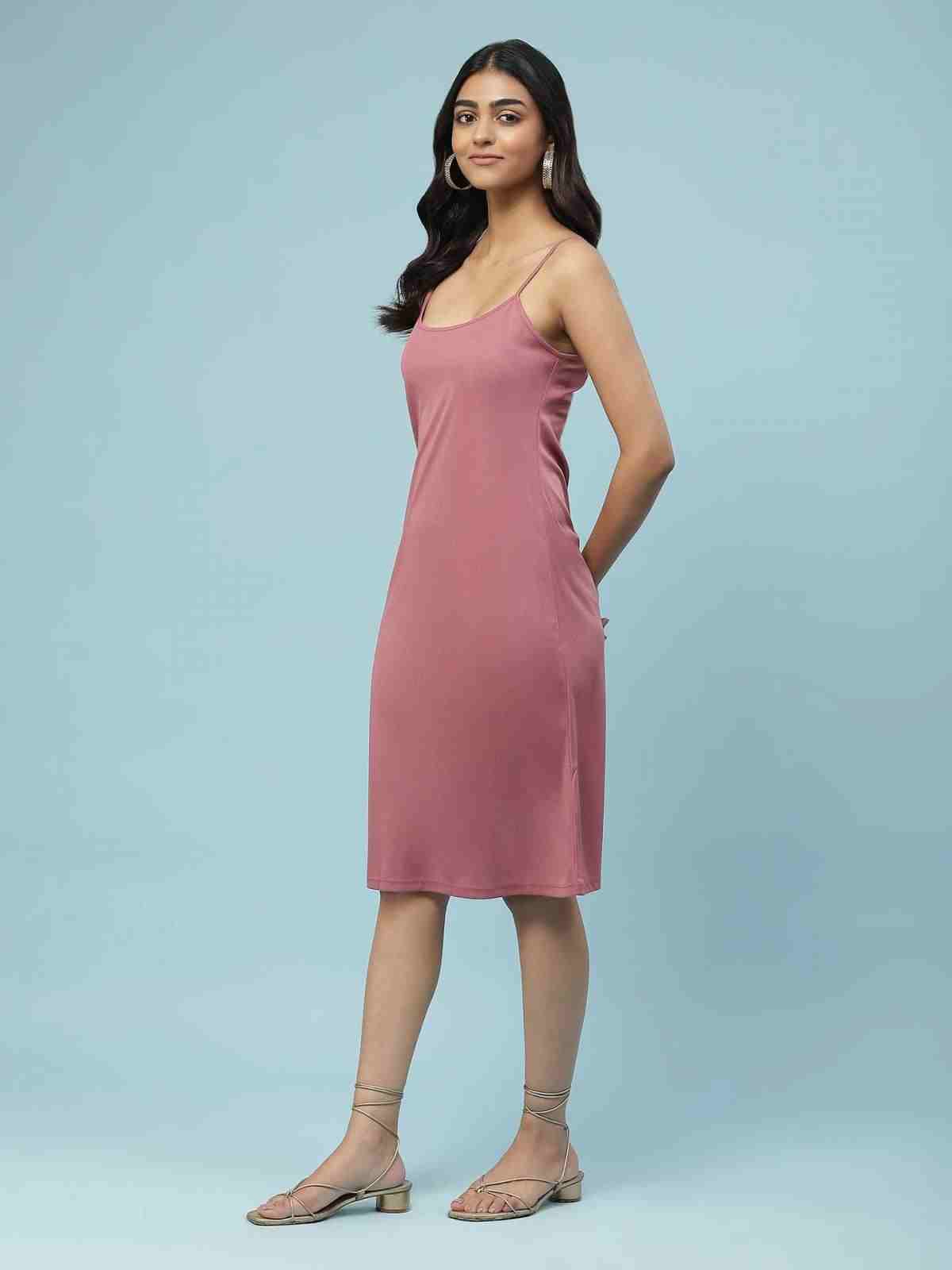 Pink Boho Ikat Long Dress