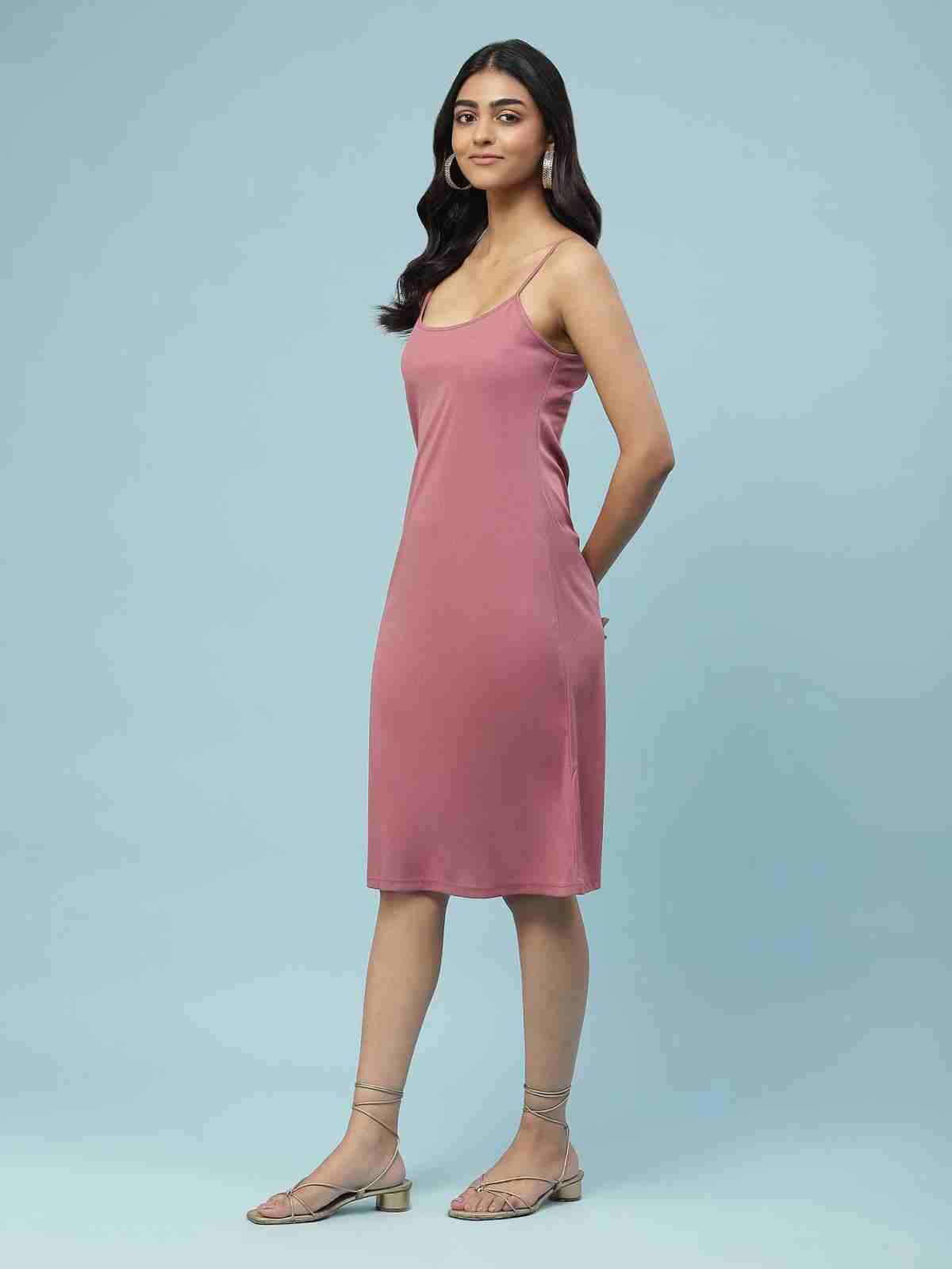 Pink Boho Ikat Long Dress