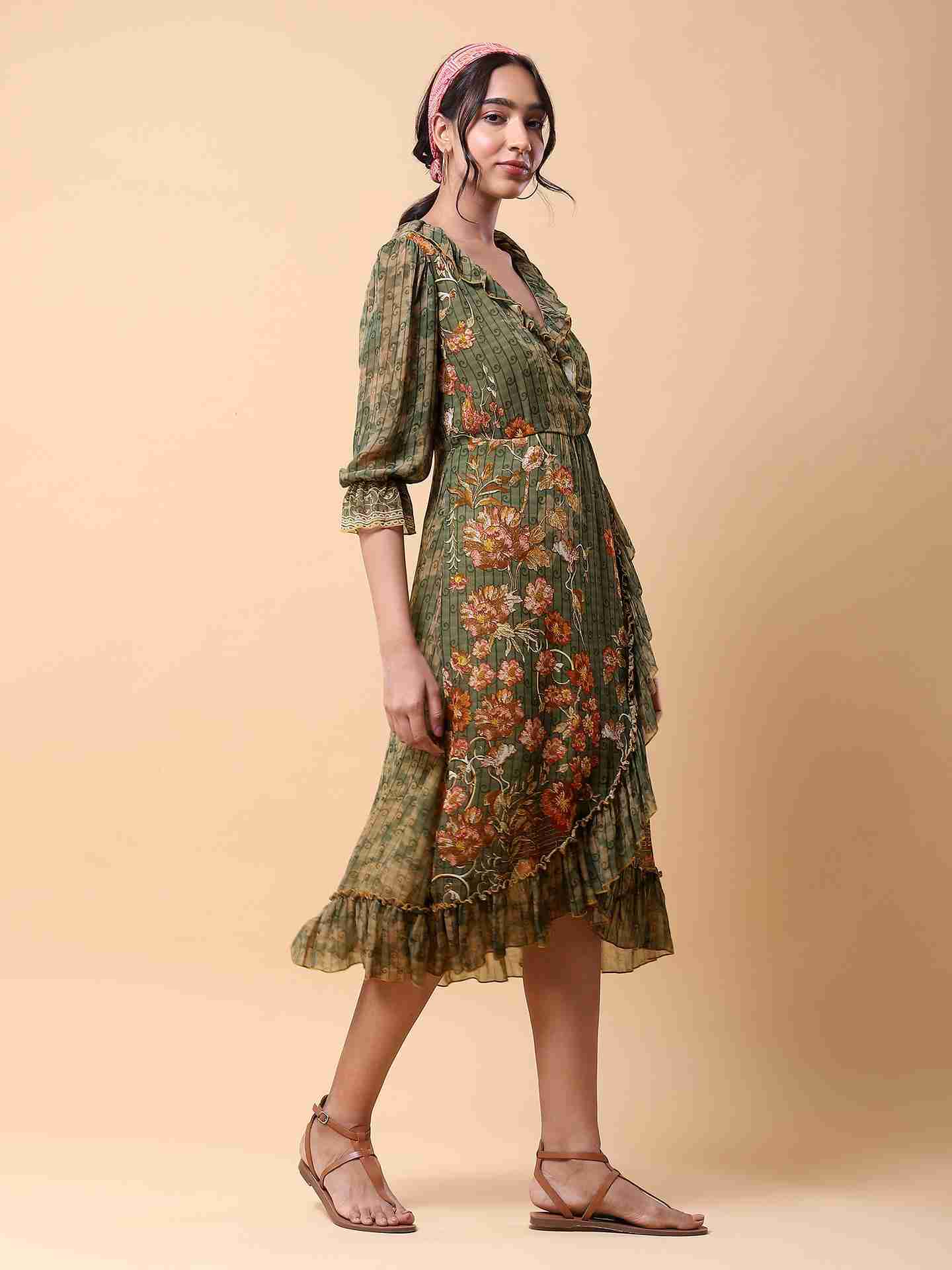 Green Mia Long Dress