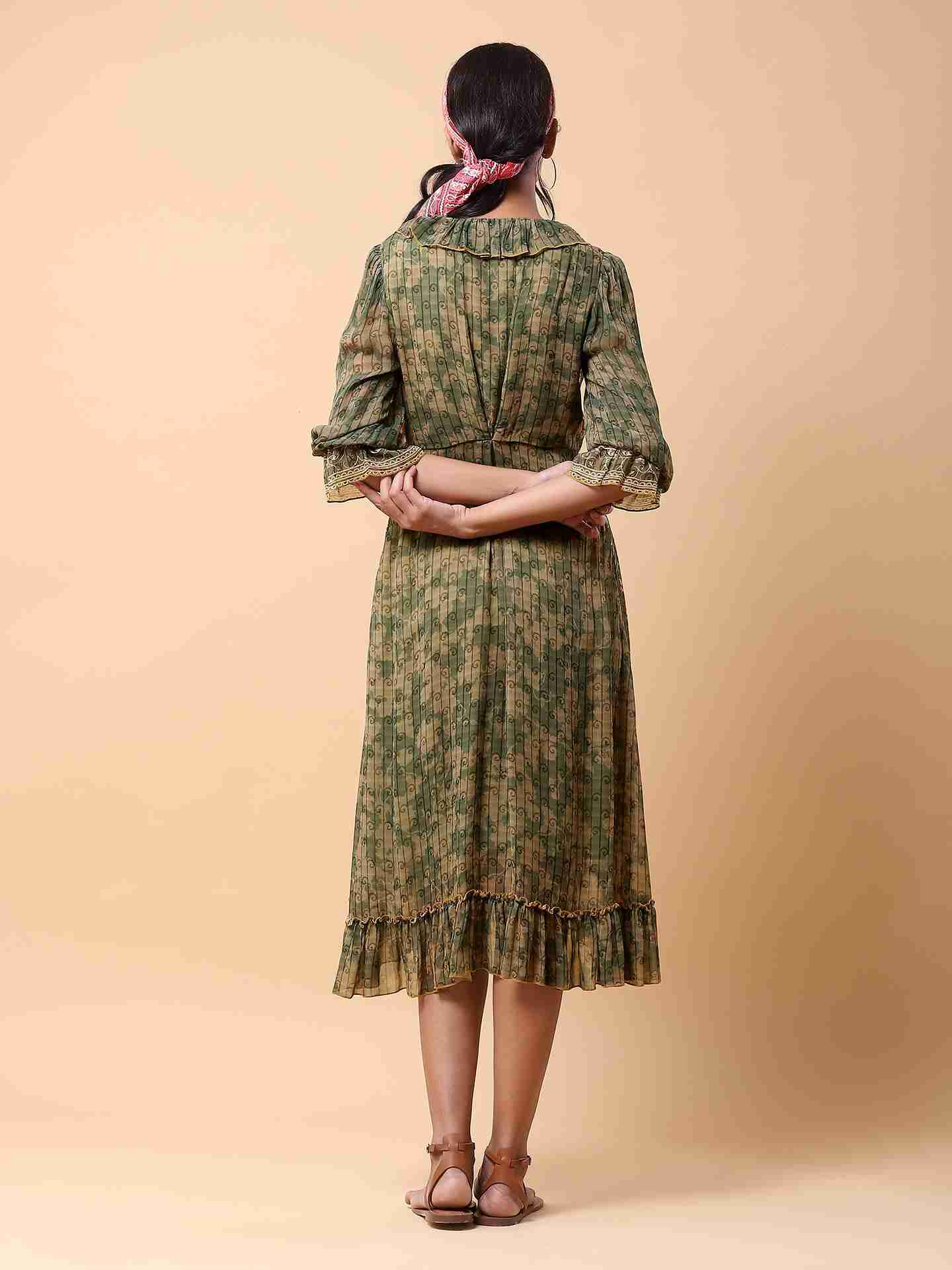 Green Mia Long Dress