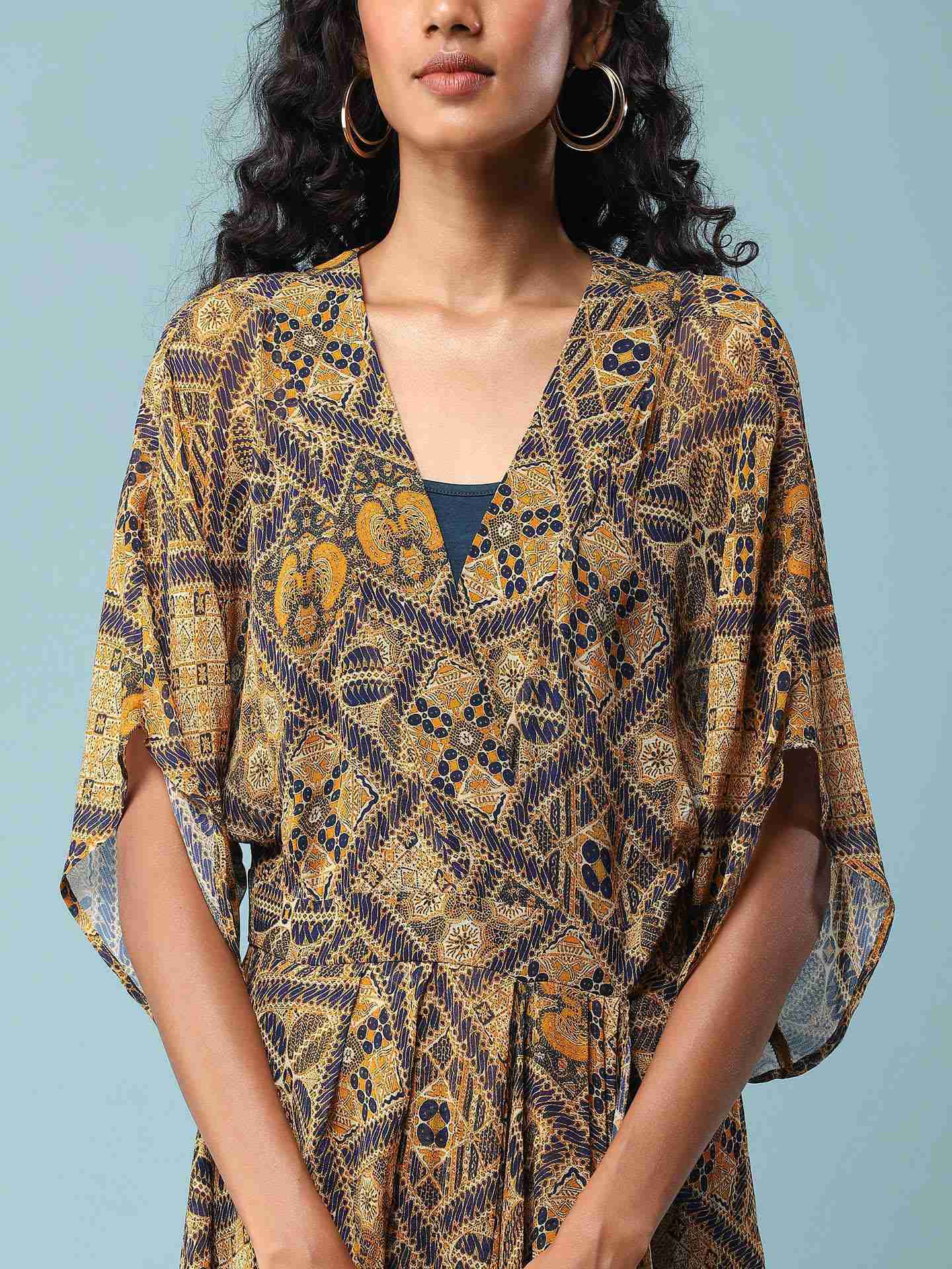 Brown Rustic Long Dress