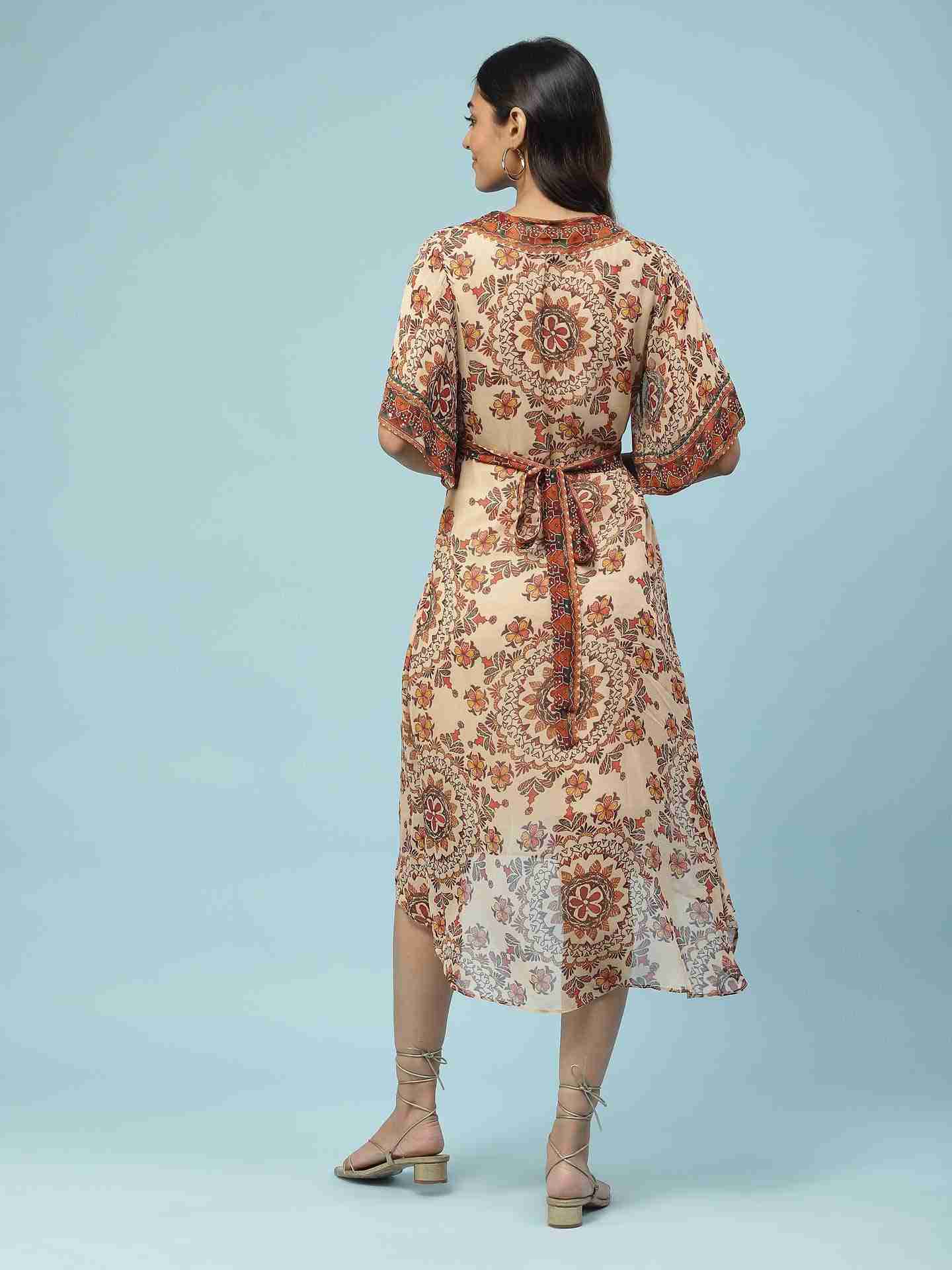 Beige Adriti Long Dress