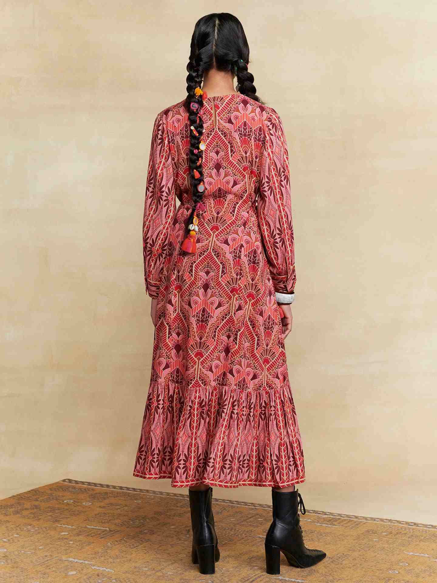 Coral Izmir Long Dress