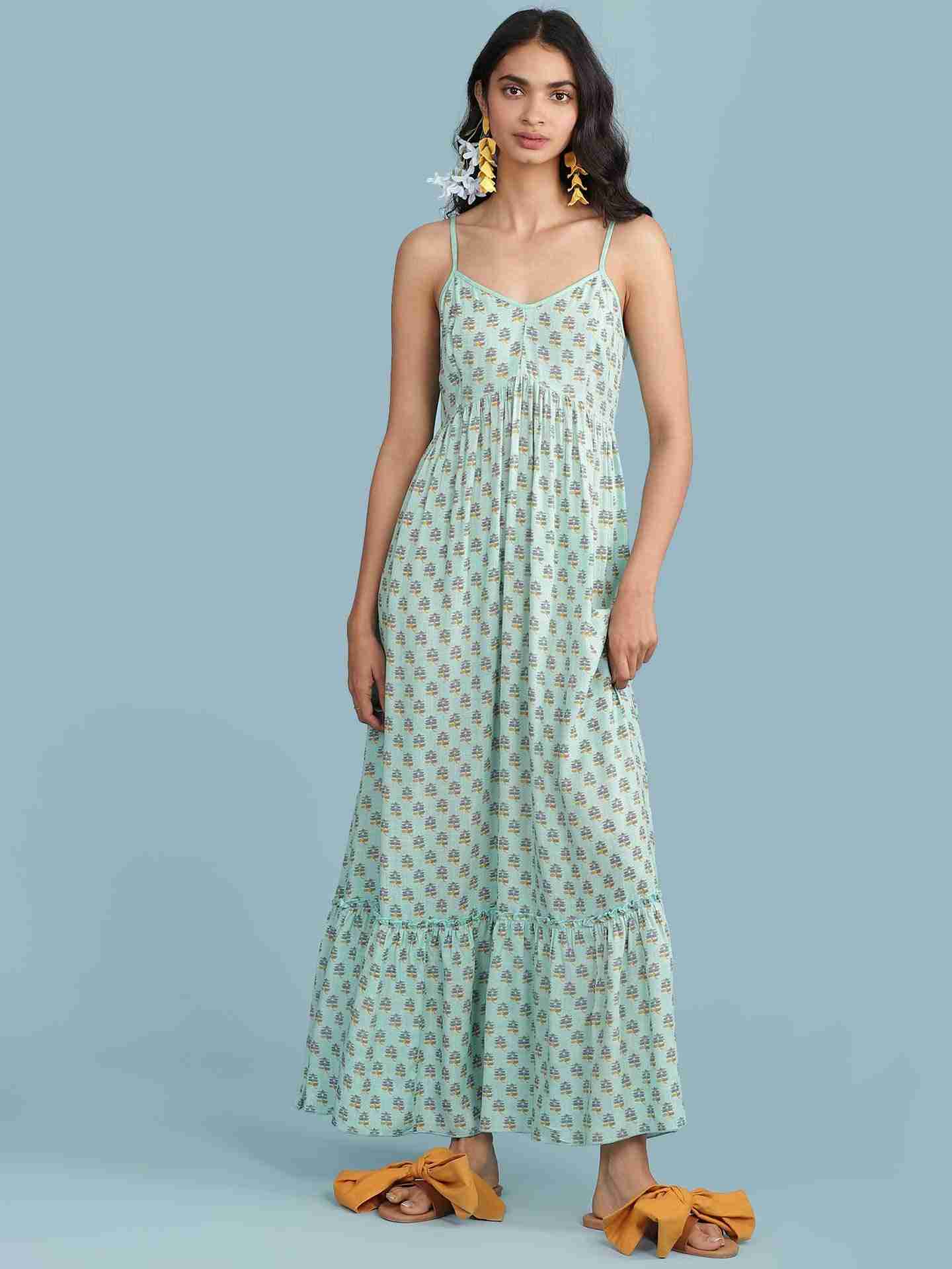 Blue Ranga Long Dress
