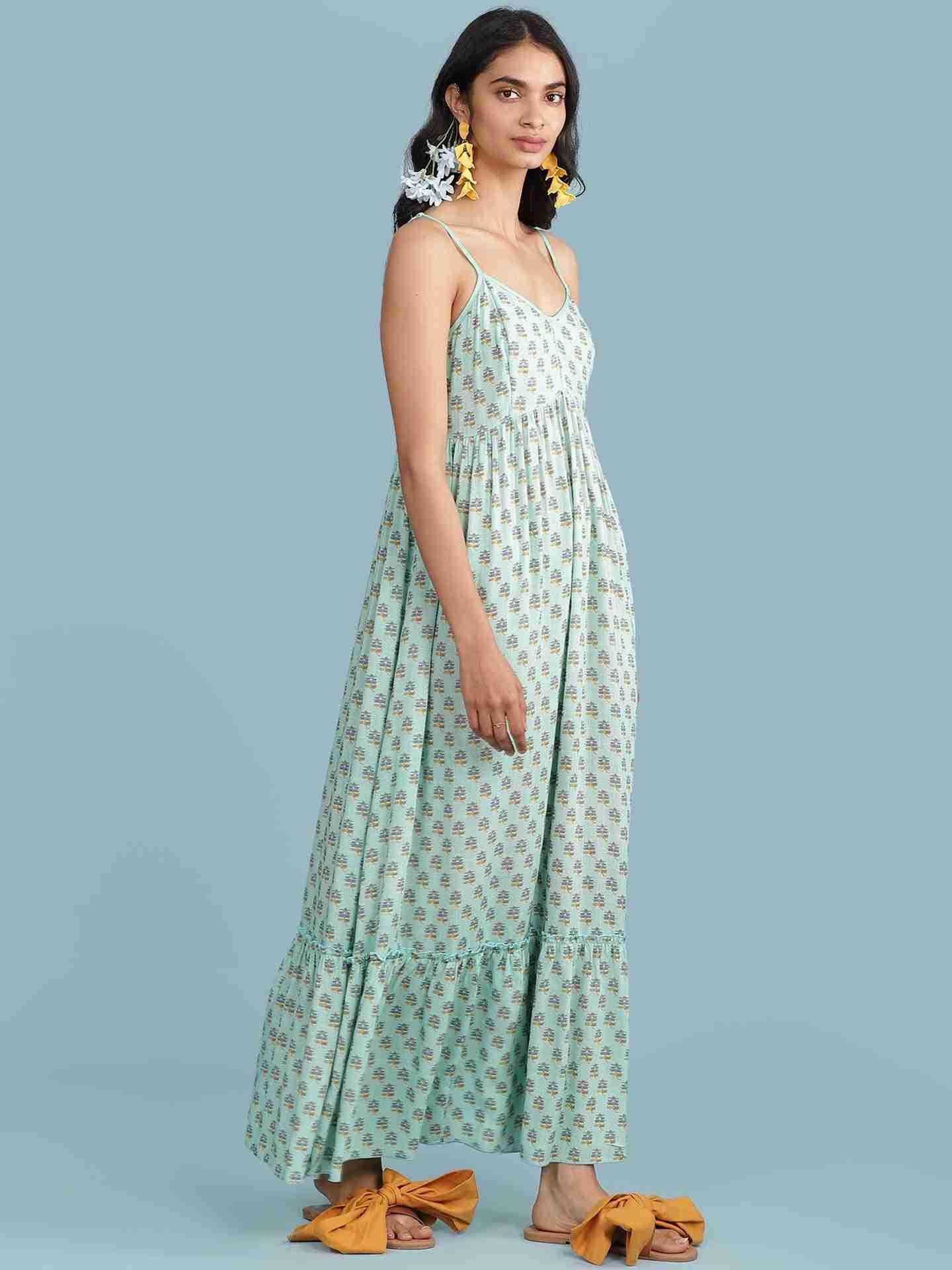 Blue Ranga Long Dress
