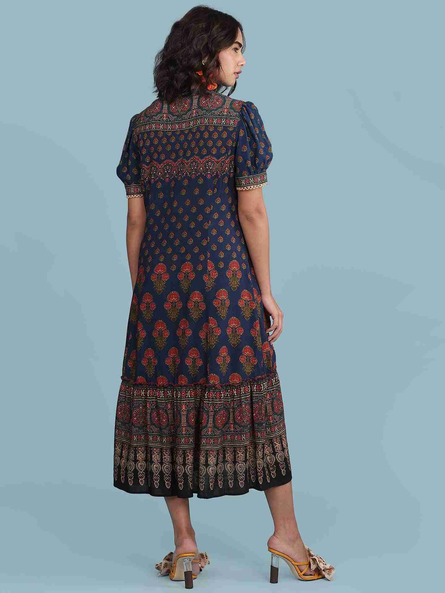Blue Kuval Long Dress