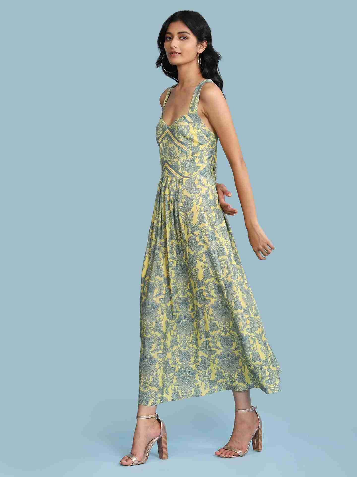 Yellow Maya Long Dress
