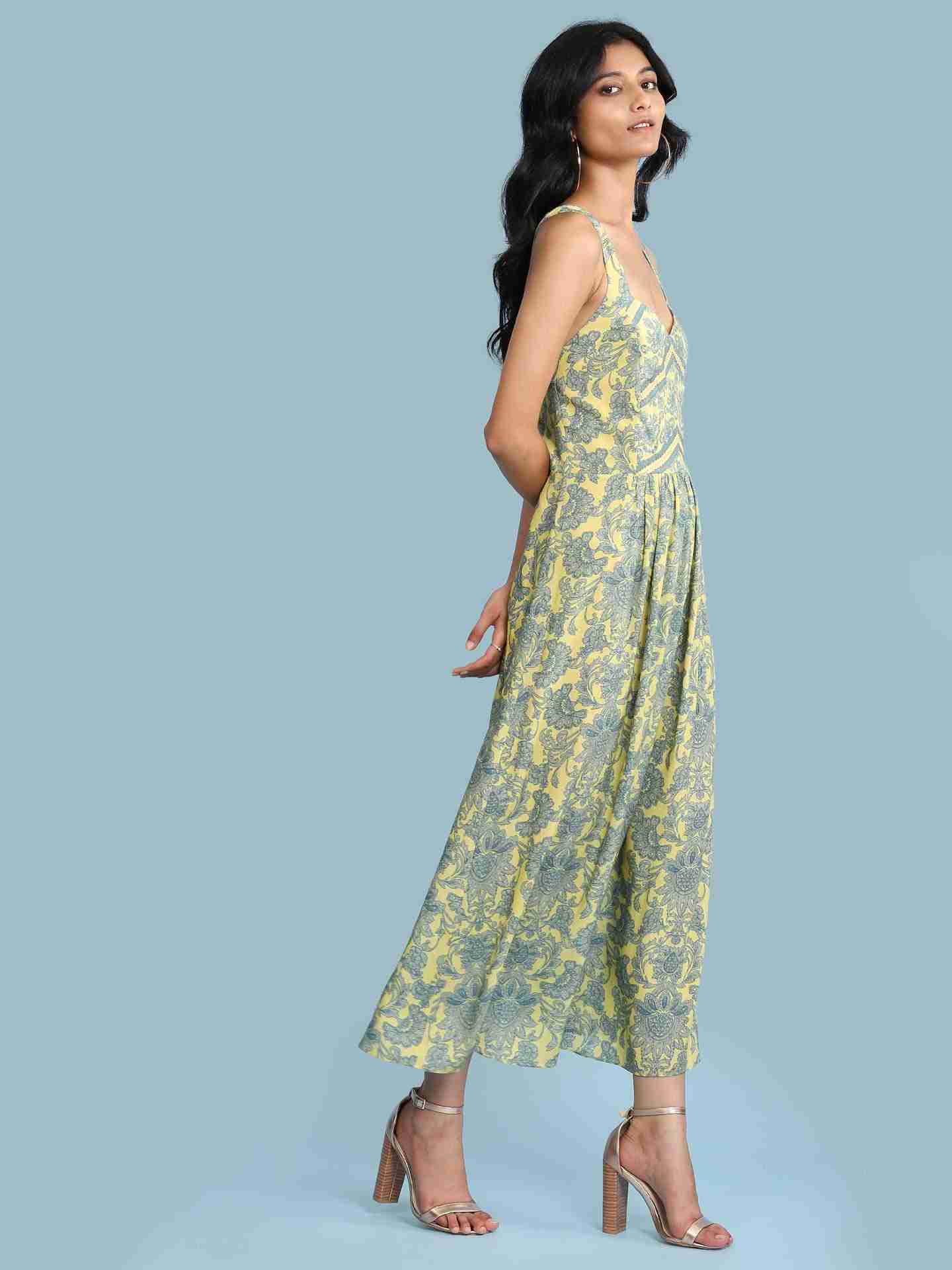 Yellow Maya Long Dress