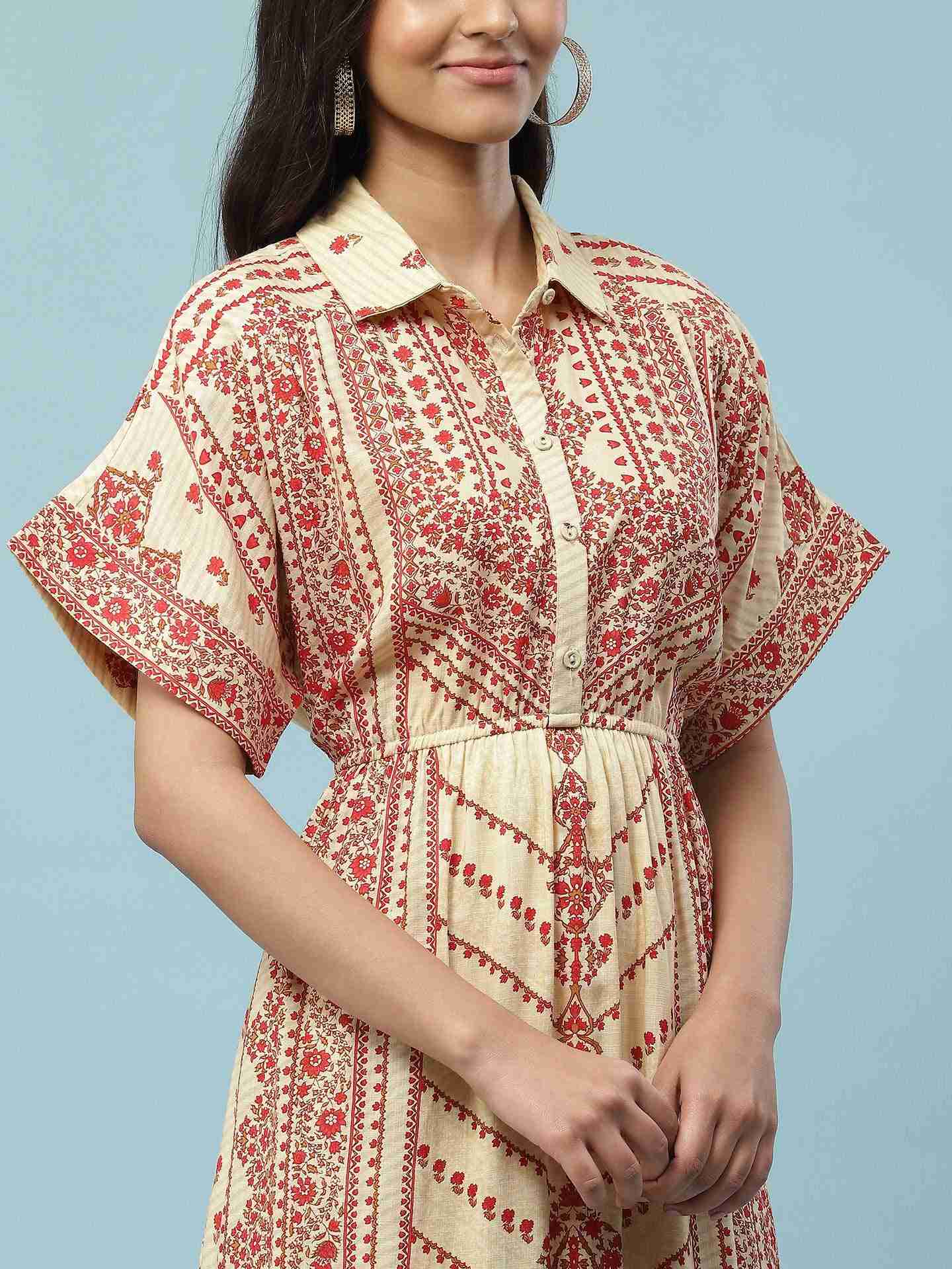 Ecru Selvia Long Dress
