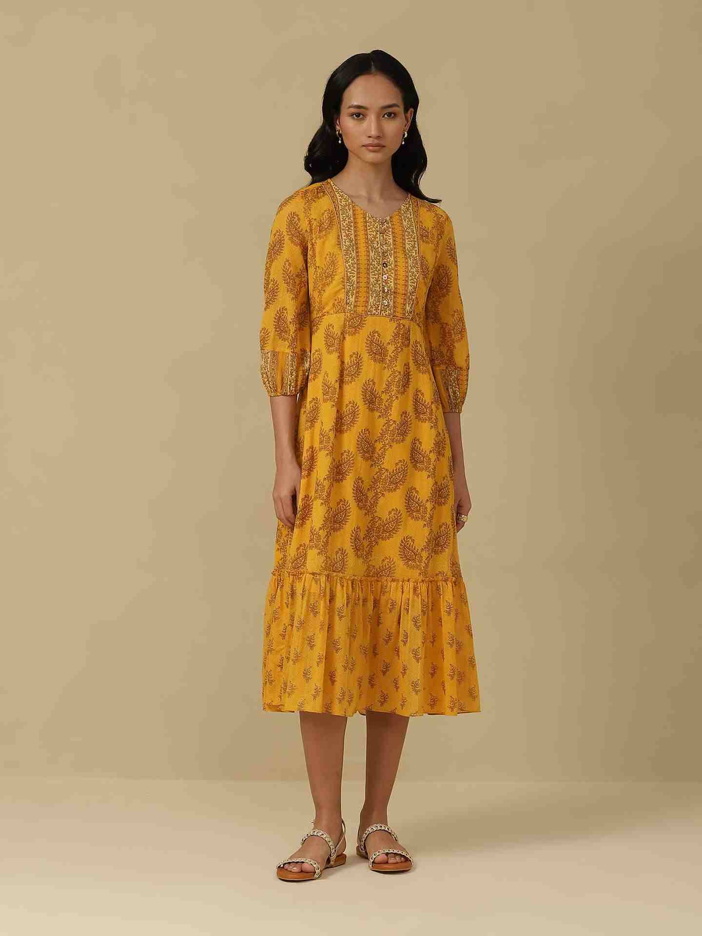Marigold Ashmeera Long Dress