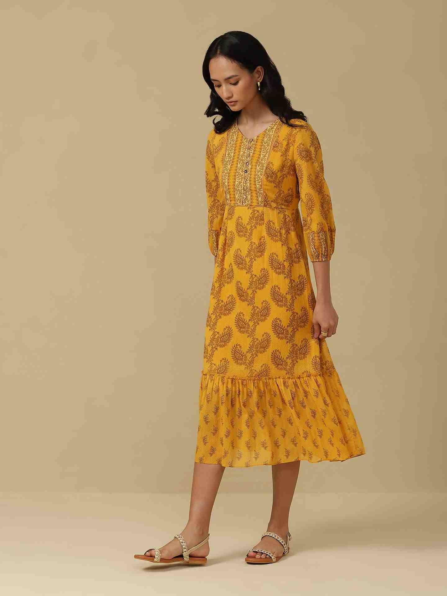 Marigold Ashmeera Long Dress