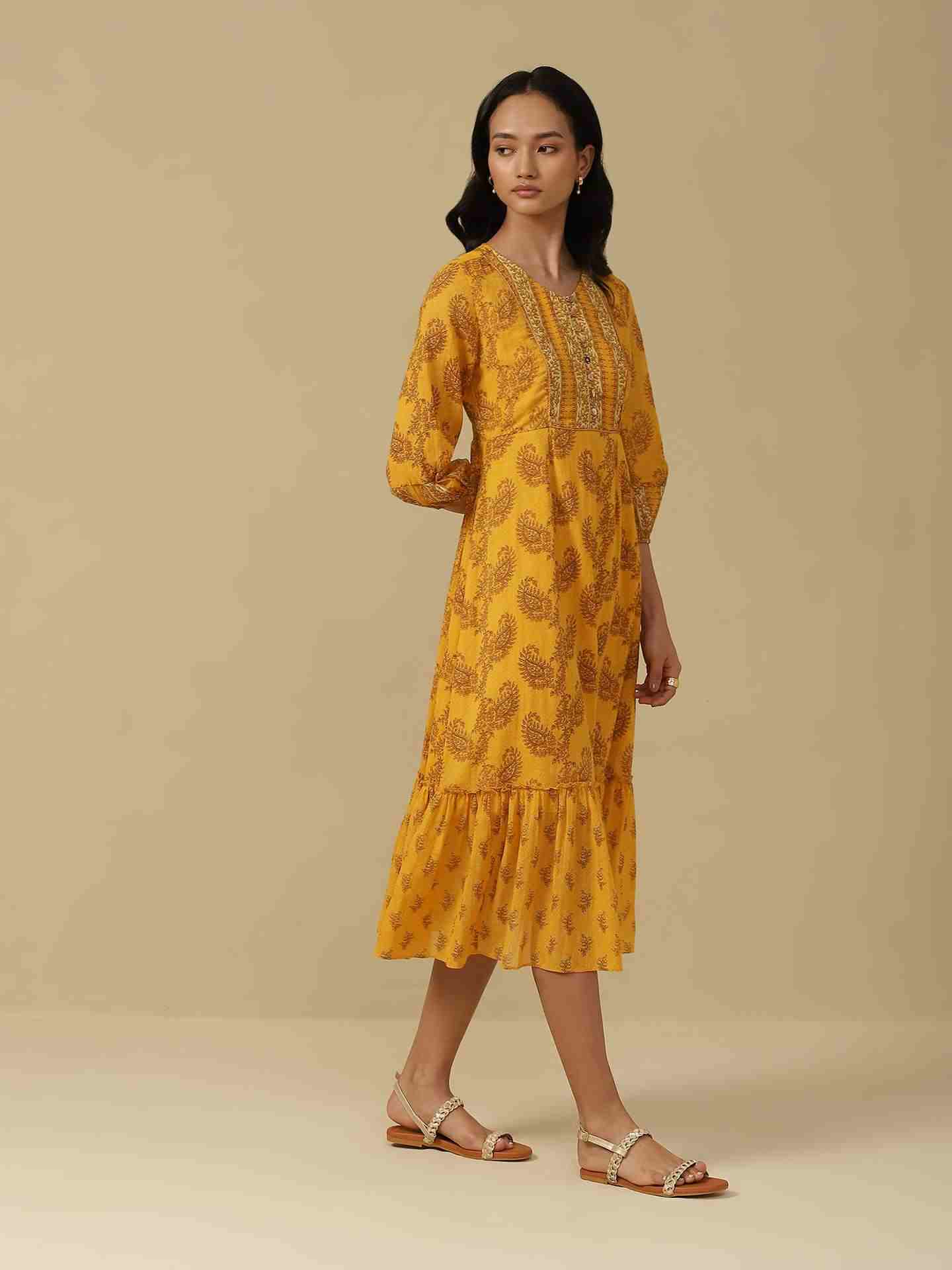 Marigold Ashmeera Long Dress