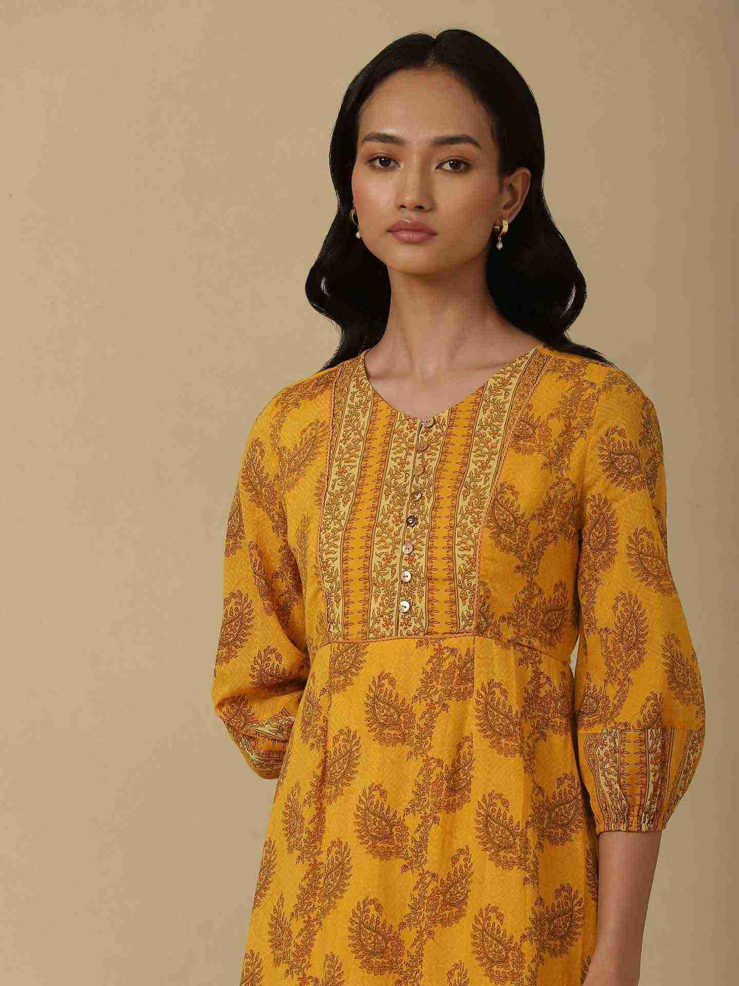 Marigold Ashmeera Long Dress
