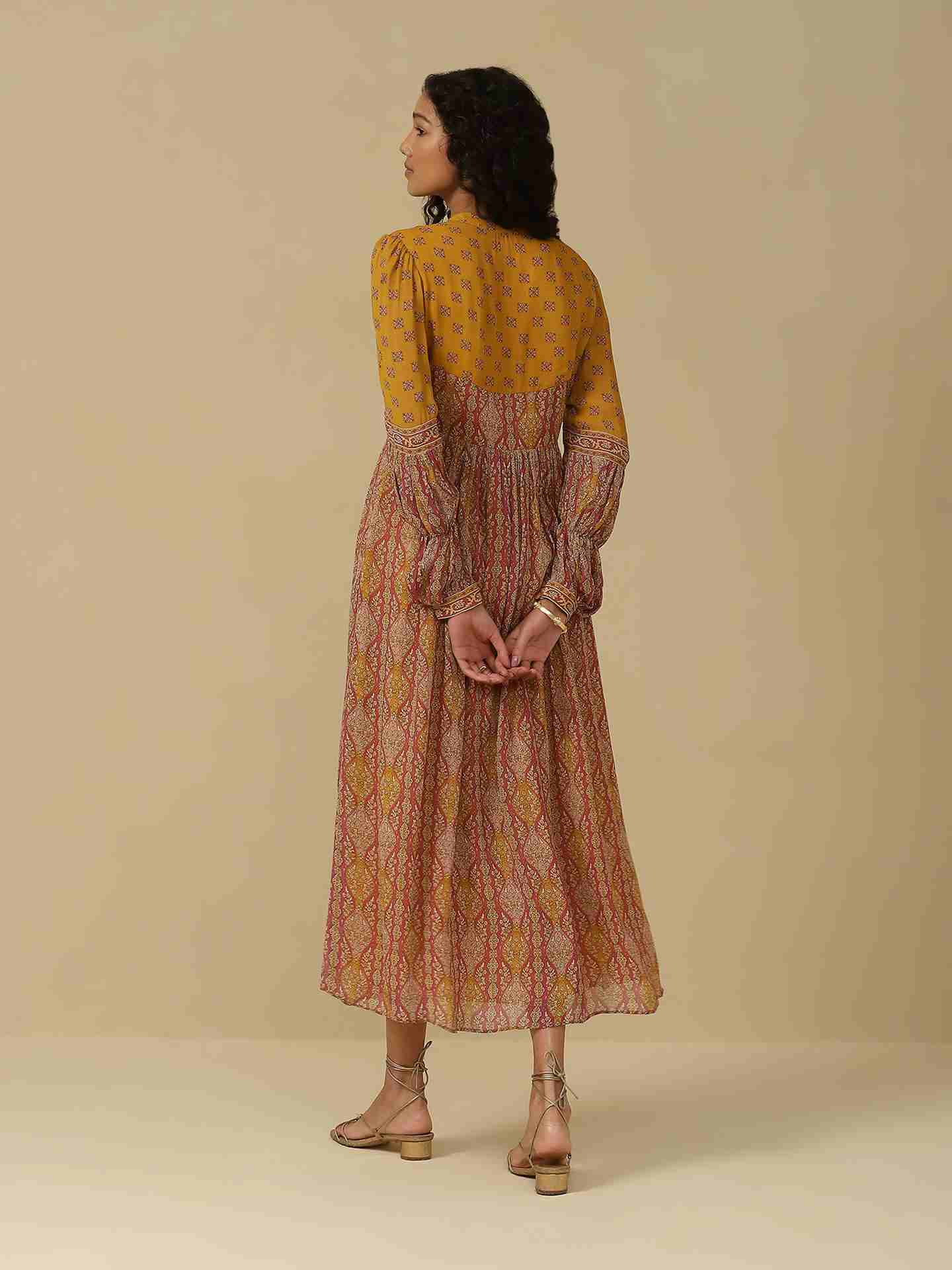 Fuschia Areej Long Dress