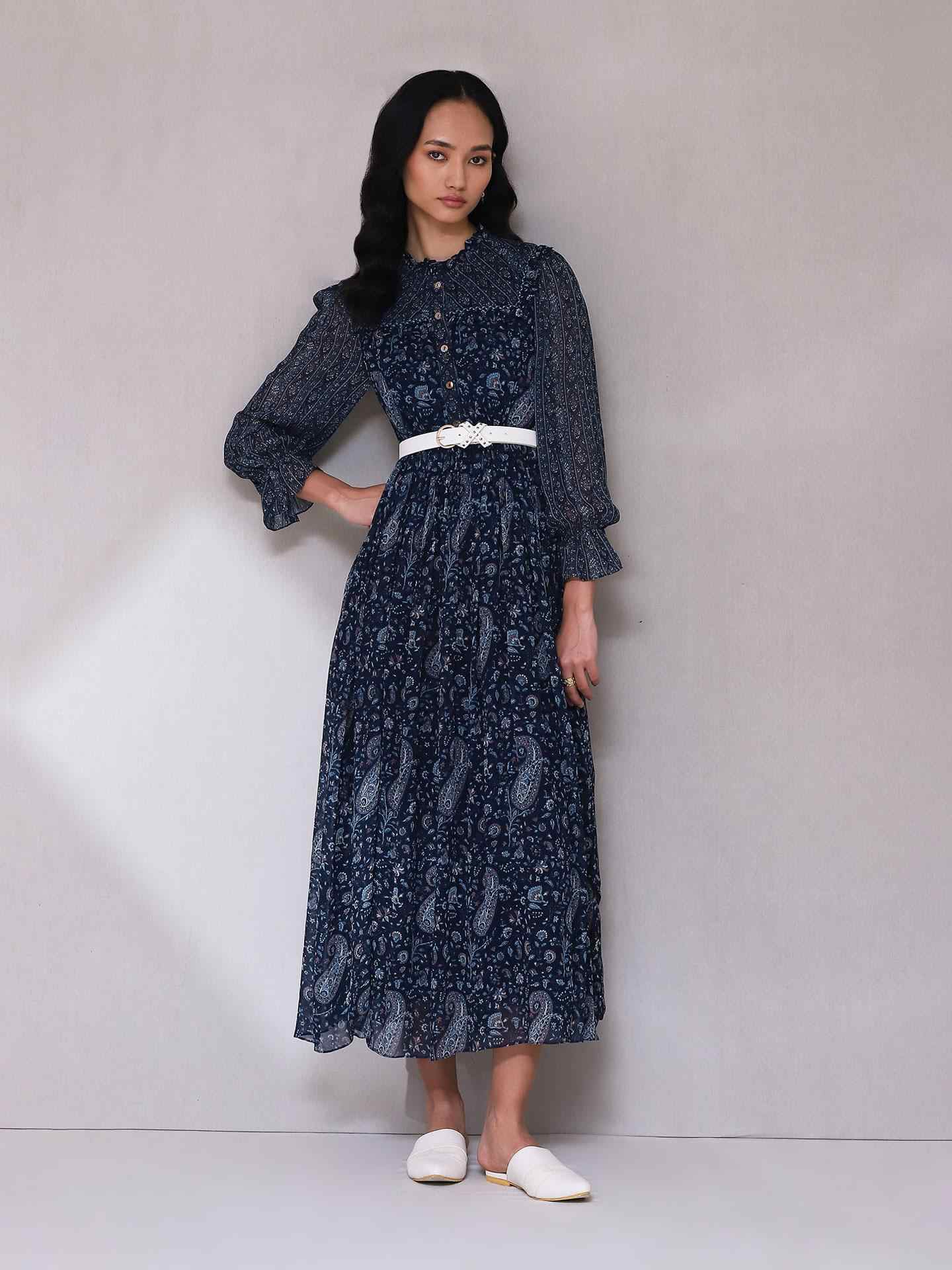 Blue Eishchal Long Dress