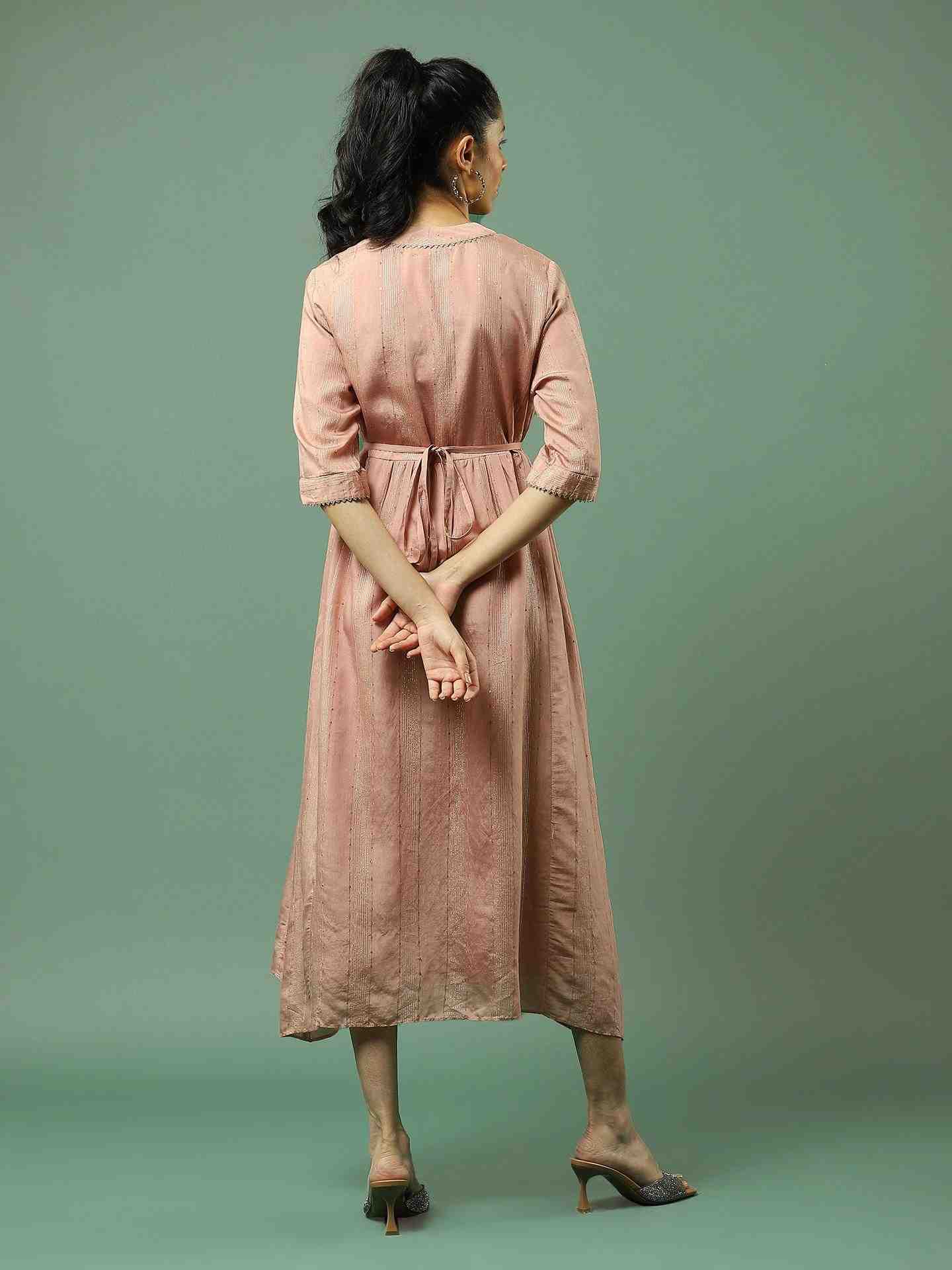 Pink Salomi Long Dress