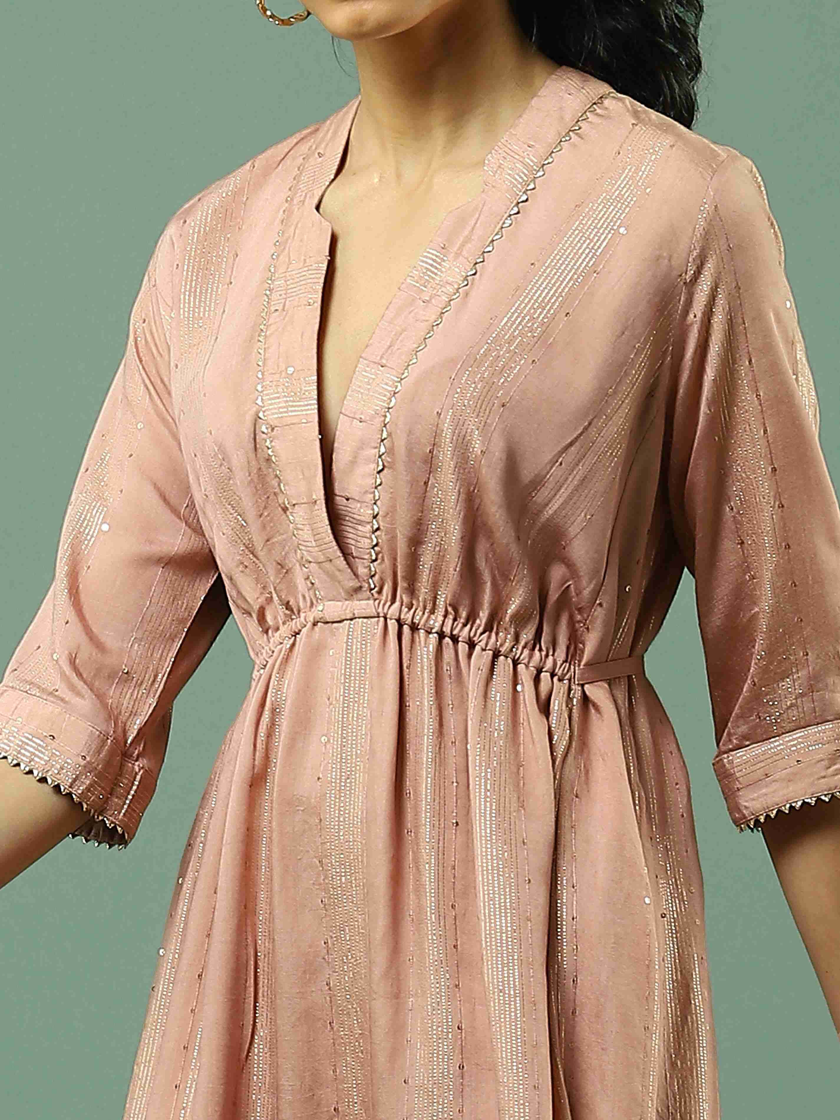 Pink Salomi Long Dress