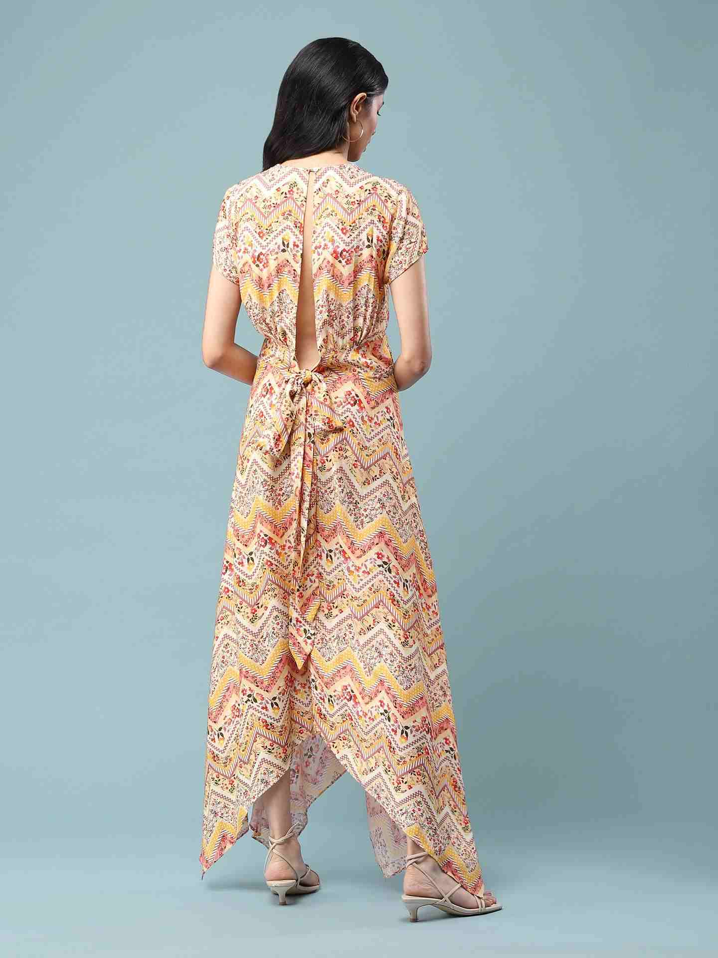 Yellow Anusurya  Long Dress