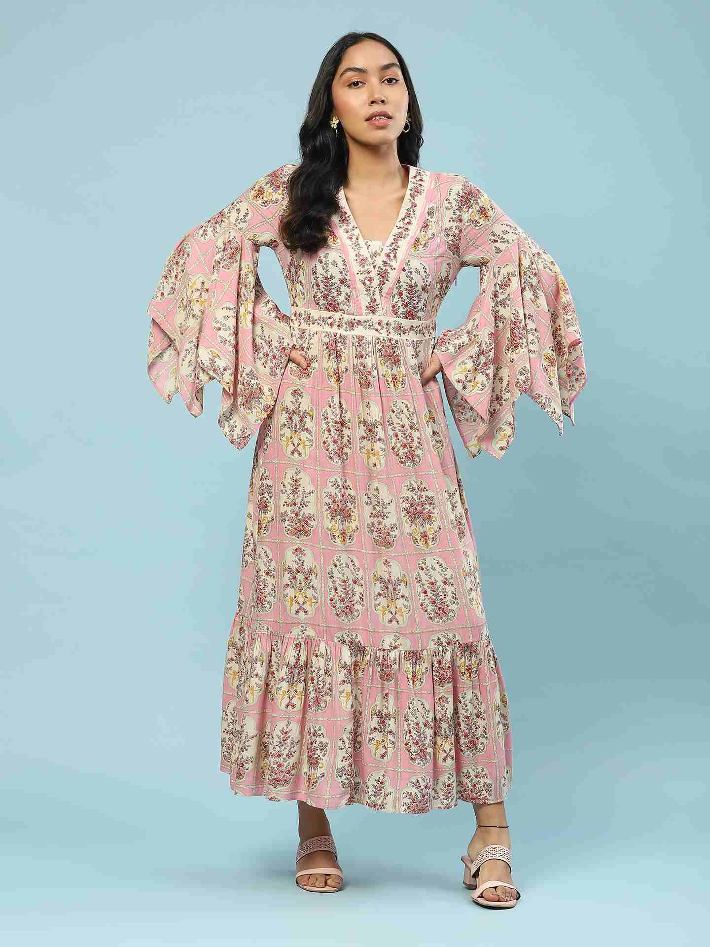 Pink Tamasvani Long Dress